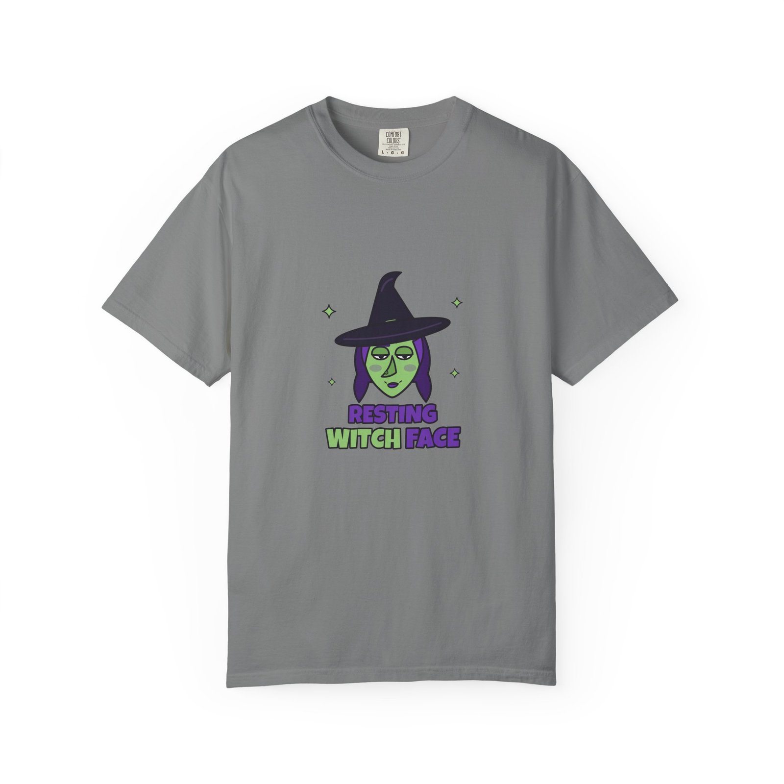 Resting Witch Face T-Shirt, Funny Witch Halloween Shirt, Sarcastic Halloween Tee, Witchy Gift for Her, Spooky Season Shirt - Image 6