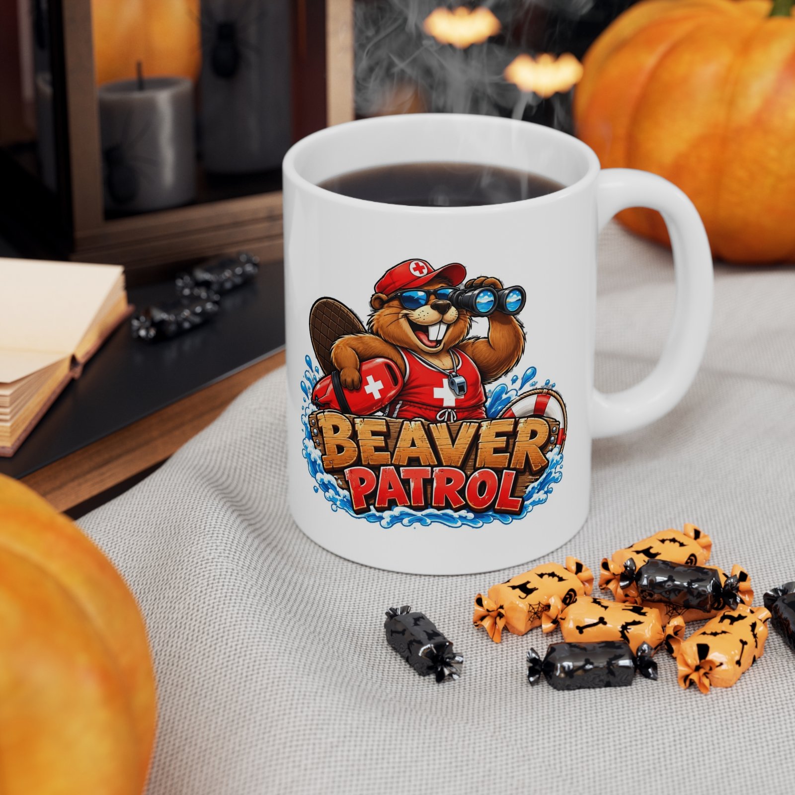 Beaver Patrol Mug, Funny Rude Beaver Coffee Mug, Cheeky Adult Humour Gift, Lifeguard Beaver Mug, Gag Gift For Him 11oz - Image 7