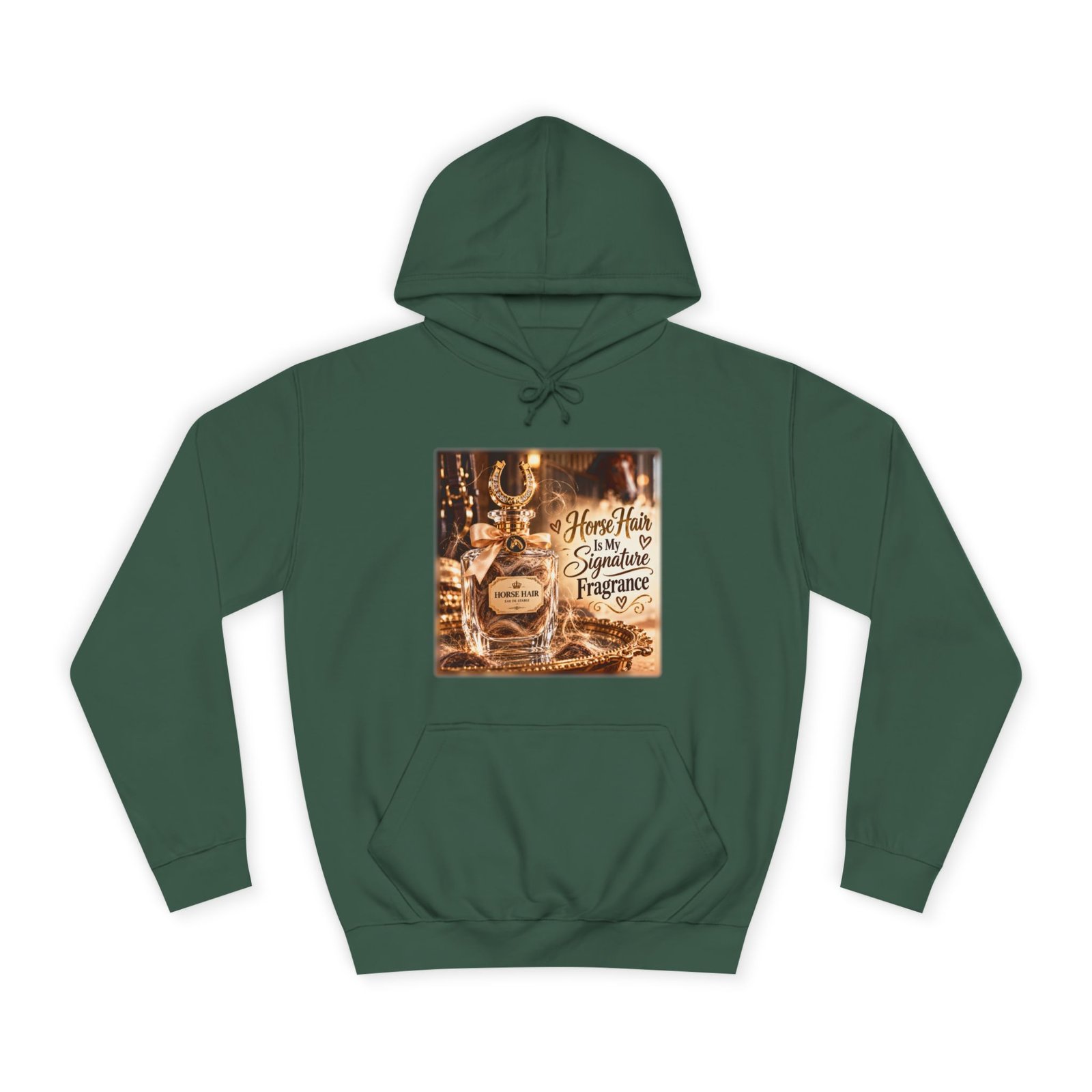 Horse Hair Is My Signature Fragrance Hoodie, Funny Equestrian Jumper, Horse Lover Gift, Horse Girl Sweater, Pony Mum Gift - Image 3