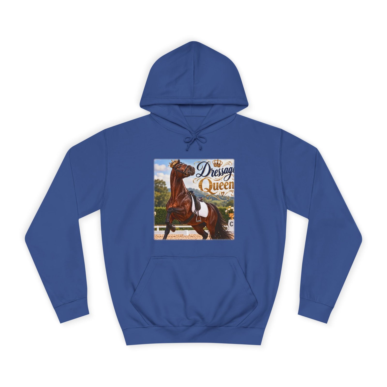Dressage Queen Hoodie, Dressage Rider Gift, Equestrian Jumper, Horse Lover Sweater, Dressage Horse Gift, Horse Girl Gift - Image 5