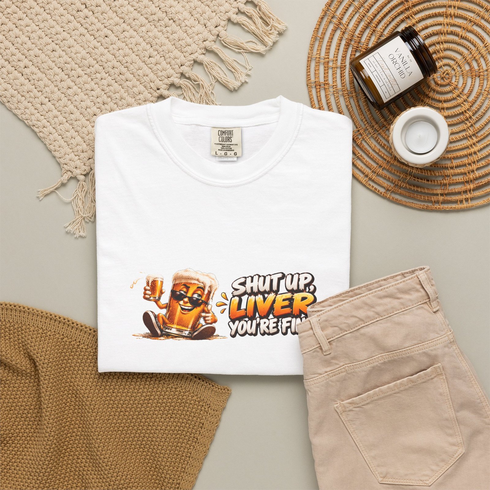 Shut Up Liver You're Fine T-Shirt, Funny Beer Shirt, Drinking Tee, Pub Shirt, Beer Lover Gift - Image 4
