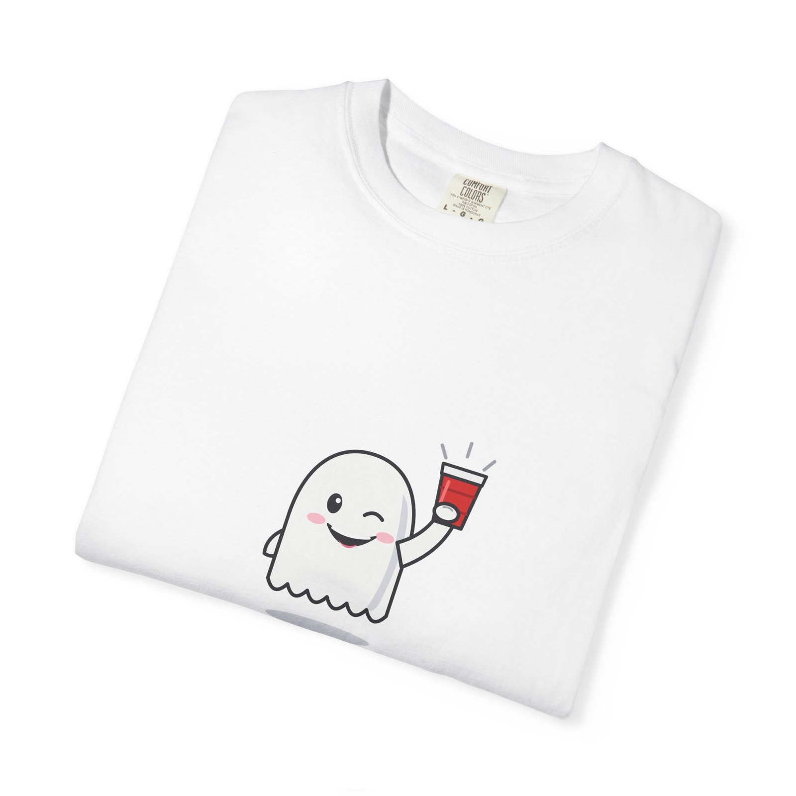 I'm Just Here for the Boos T-Shirt, Funny Ghost Halloween Shirt, Halloween Party Tee, Cute Ghost Gift, Spooky Season Shirt - Image 3