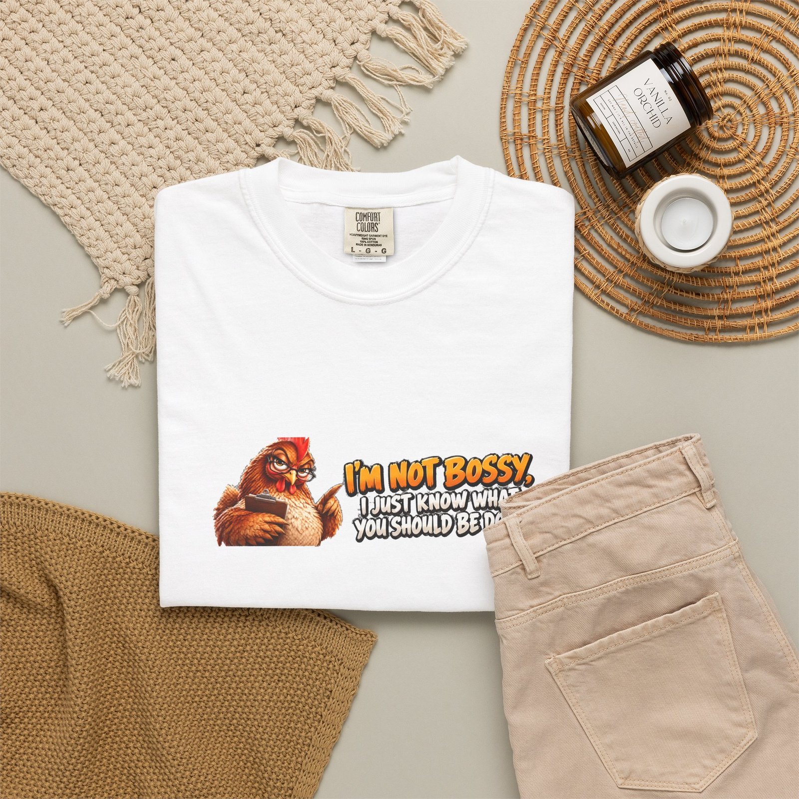 I'm Not Bossy I Just Know What You Should Be Doing T-Shirt, Funny Chicken Shirt, Bossy Hen Tee, Chicken Lover Gift - Image 4