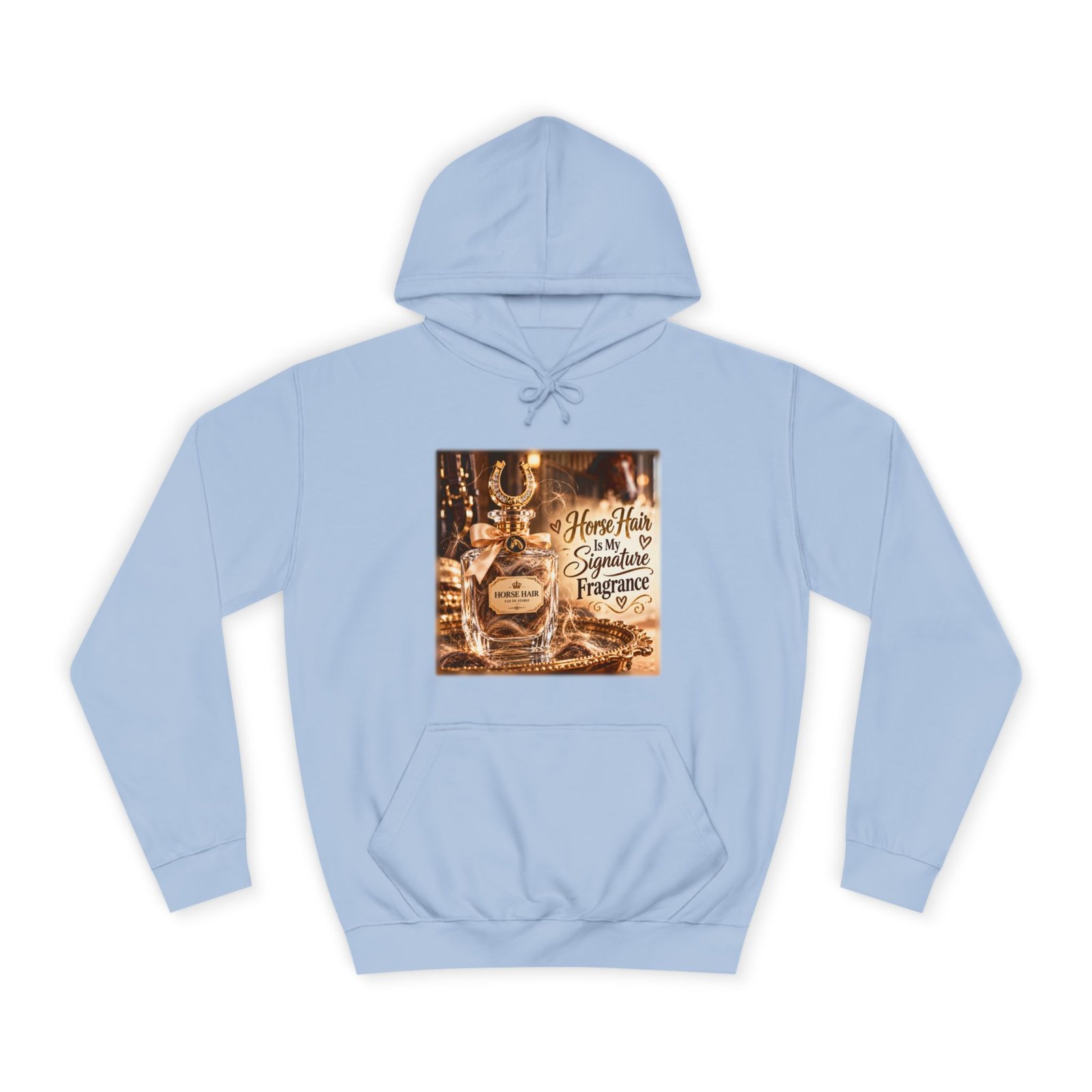 Horse Hair Is My Signature Fragrance Hoodie, Funny Equestrian Jumper, Horse Lover Gift, Horse Girl Sweater, Pony Mum Gift - Image 4