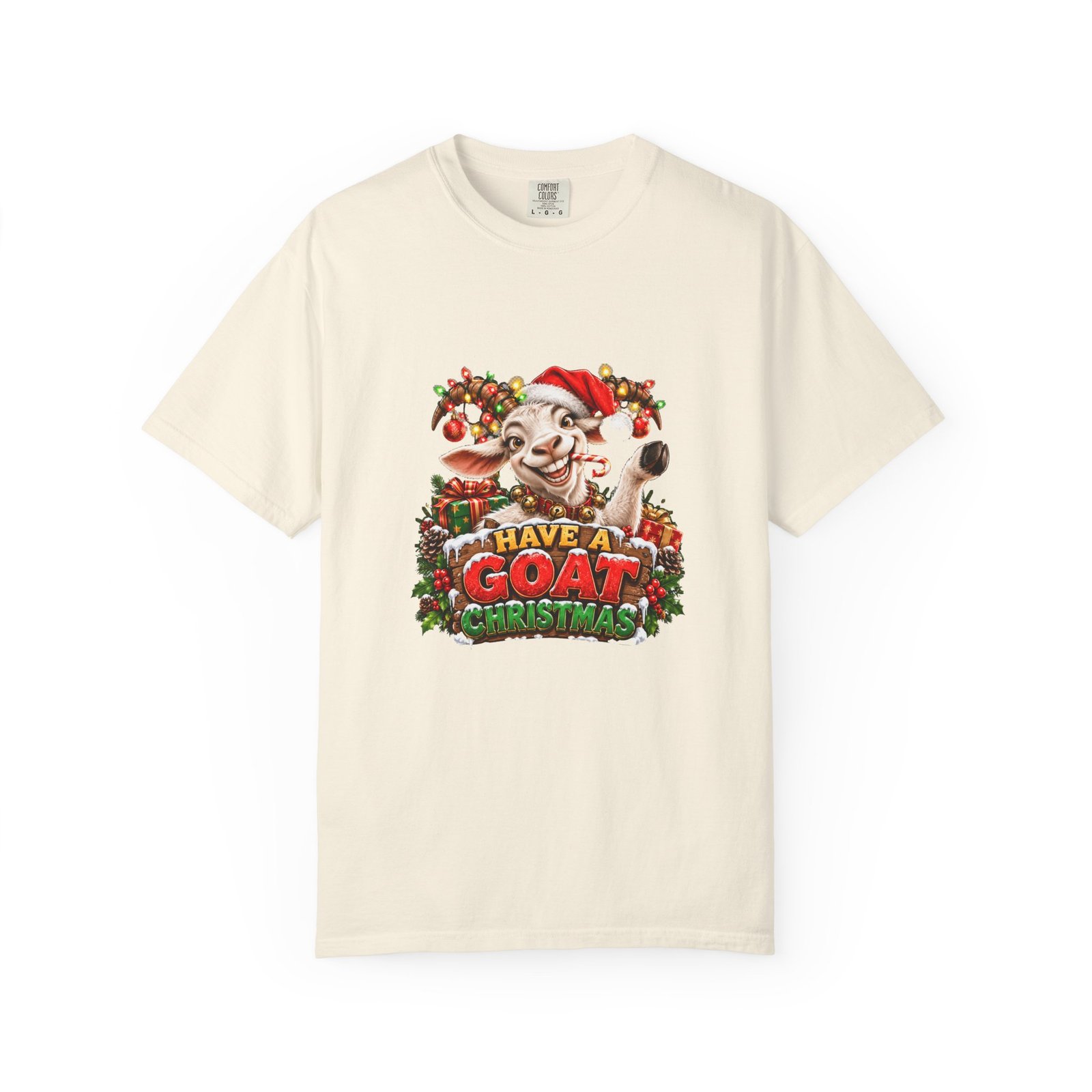 Have A Goat Christmas T-Shirt, Funny Goat Christmas Shirt, Goat Lover Gift, Xmas Tee, Christmas Jumper Alternative - Image 5