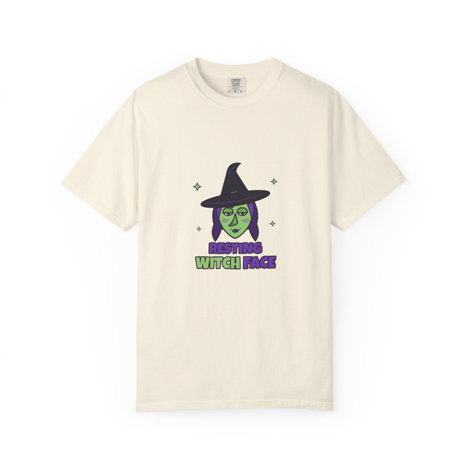 Resting Witch Face T-Shirt, Funny Witch Halloween Shirt, Sarcastic Halloween Tee, Witchy Gift for Her, Spooky Season Shirt - Image 5