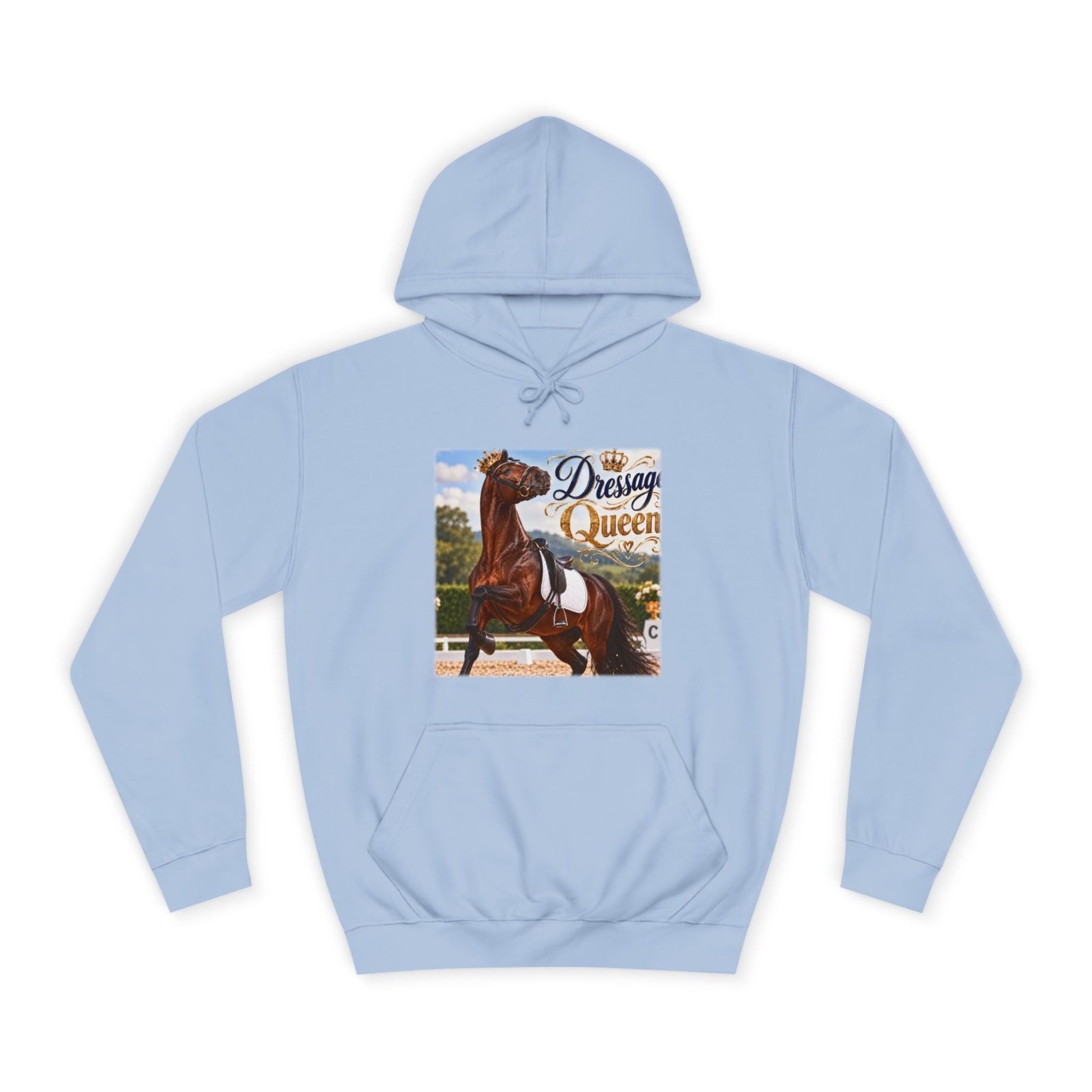Dressage Queen Hoodie, Dressage Rider Gift, Equestrian Jumper, Horse Lover Sweater, Dressage Horse Gift, Horse Girl Gift - Image 4