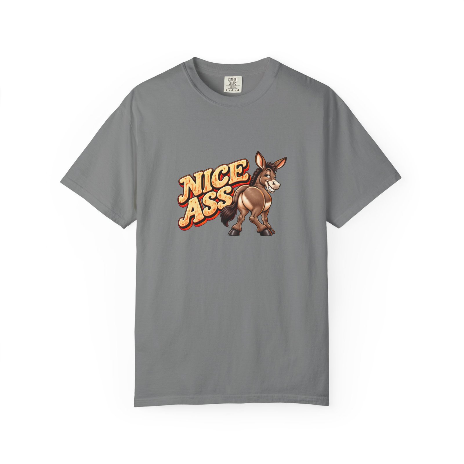 Nice Ass T-Shirt, Funny Donkey Shirt, Cheeky Rude Pun Tee, Adult Humour Gift, Donkey Lover Gift, Farm Animal Tee - Image 6