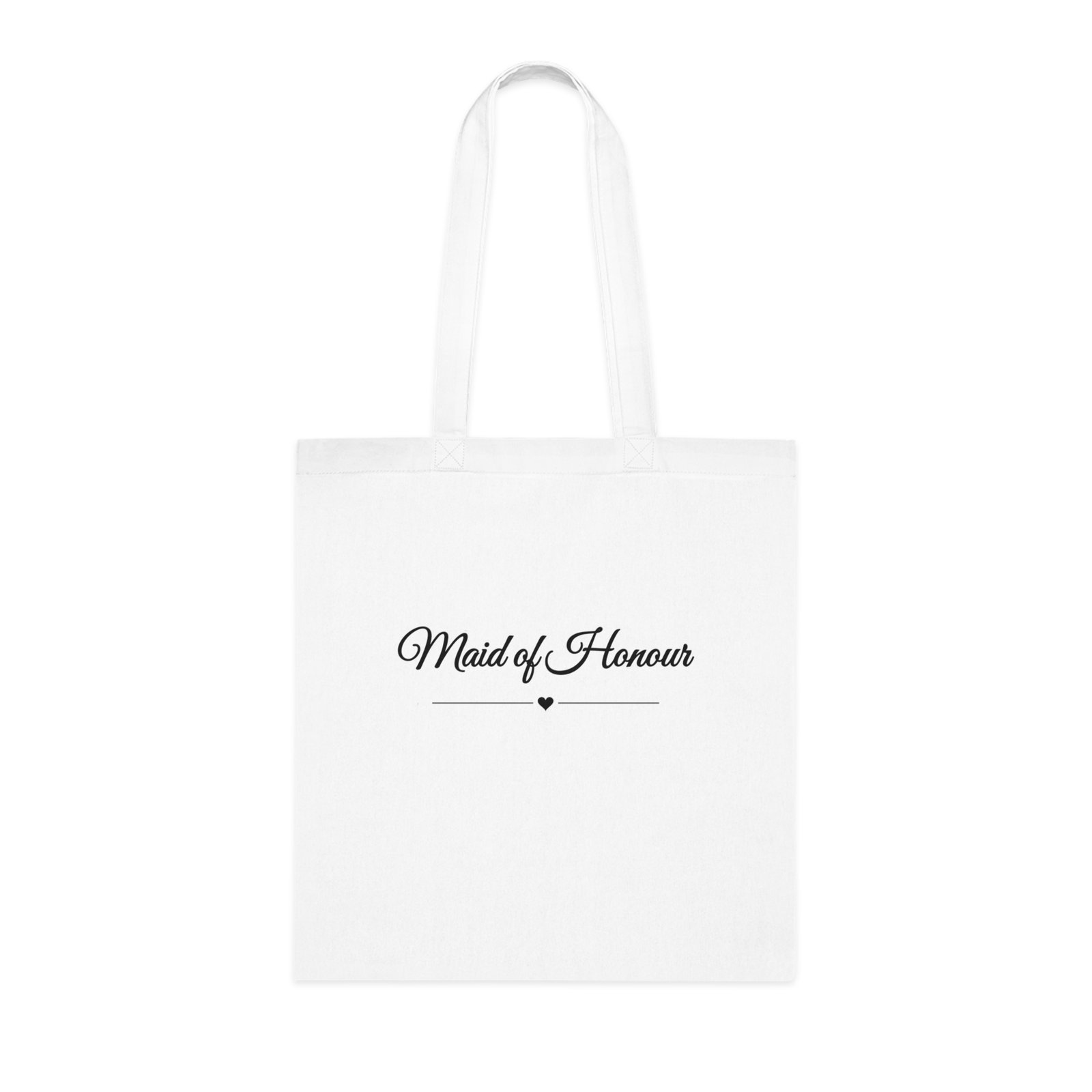 Maid of Honour Tote Bag, Elegant Script Bag, Maid of Honour Gift, Bridal Party Bag, Maid of Honour Proposal