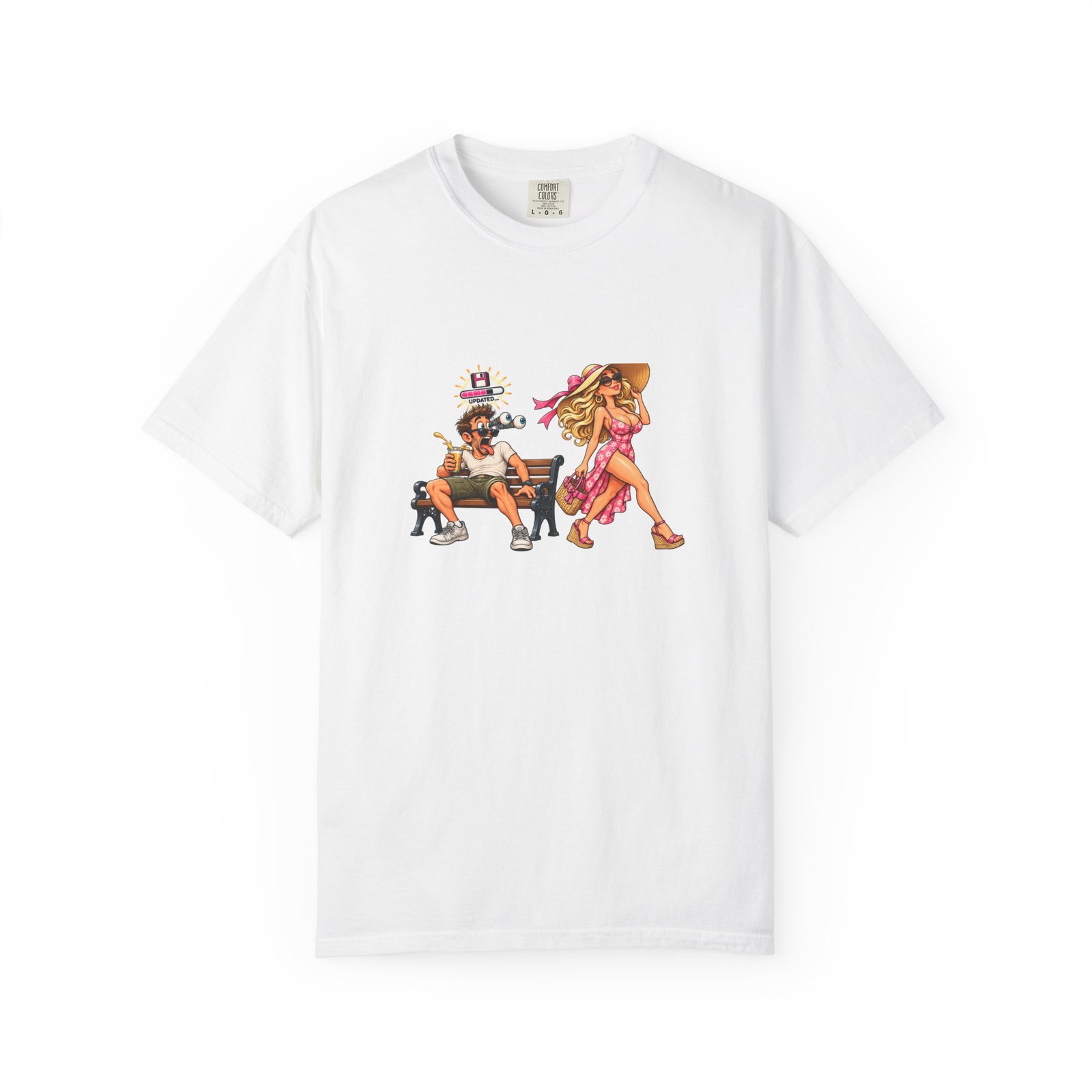 Yank Bank Updated T-Shirt, Funny Rude Park Bench Shirt, Cheeky Adult Humour Tee, Gag Gift For Him, Stag Do Shirt