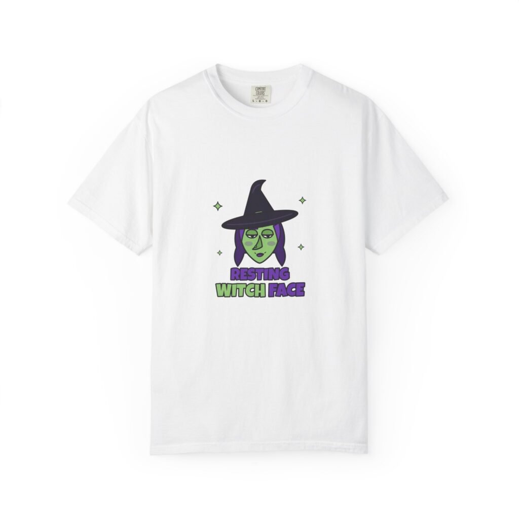Resting Witch Face T-Shirt, Funny Witch Halloween Shirt, Sarcastic Halloween Tee, Witchy Gift for Her, Spooky Season Shirt