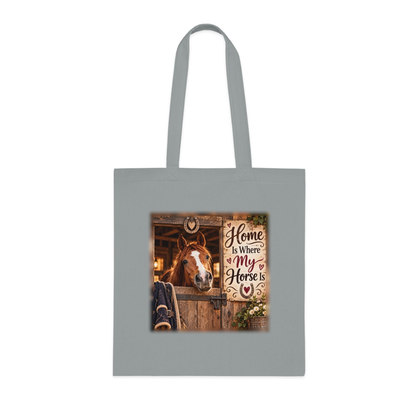 Home Is Where My Horse Is Tote Bag, Horse Lover Gift, Equestrian Bag, Stable Yard Bag, Horse Girl Gift, Pony Mum Gift - Image 2