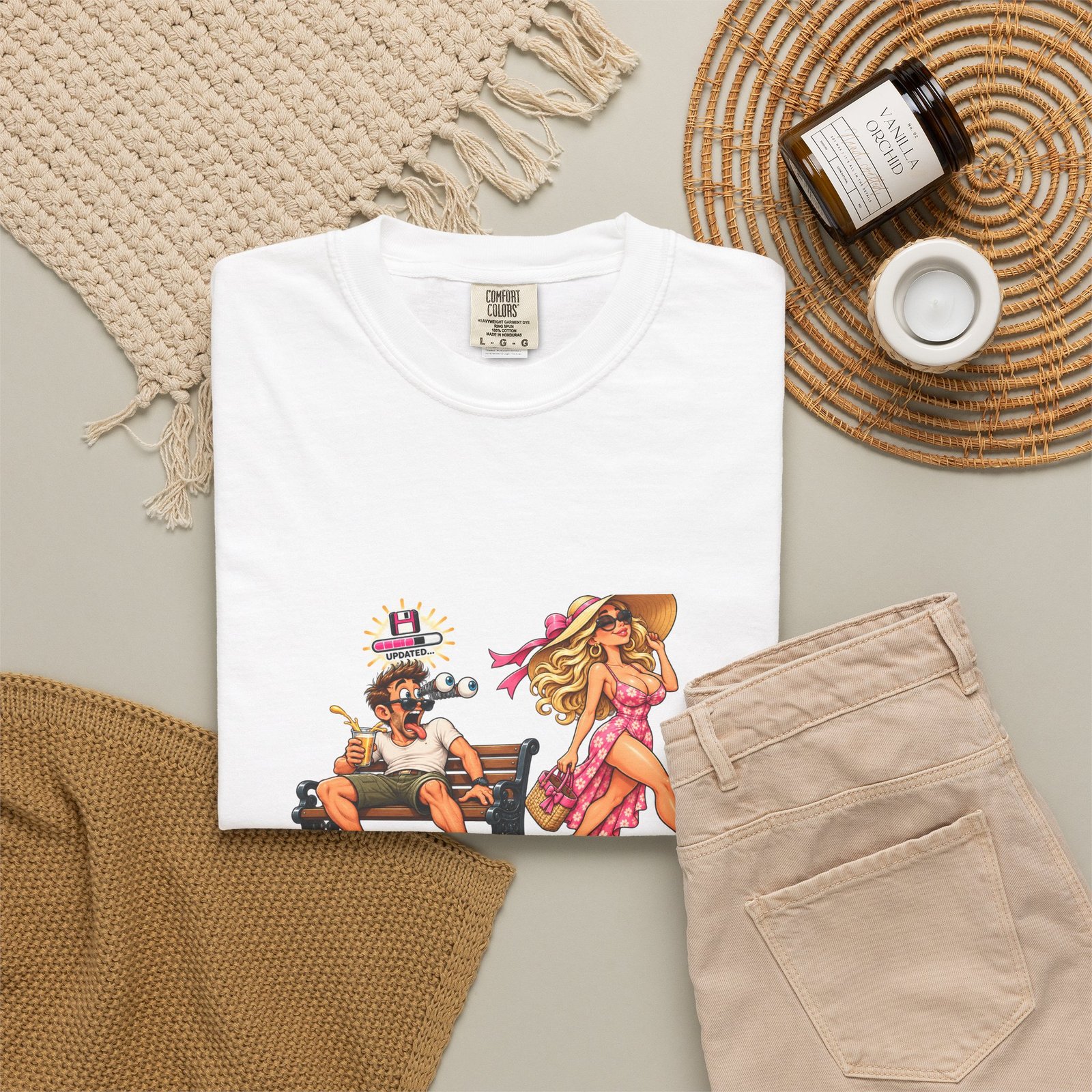 Yank Bank Updated T-Shirt, Funny Rude Park Bench Shirt, Cheeky Adult Humour Tee, Gag Gift For Him, Stag Do Shirt - Image 4