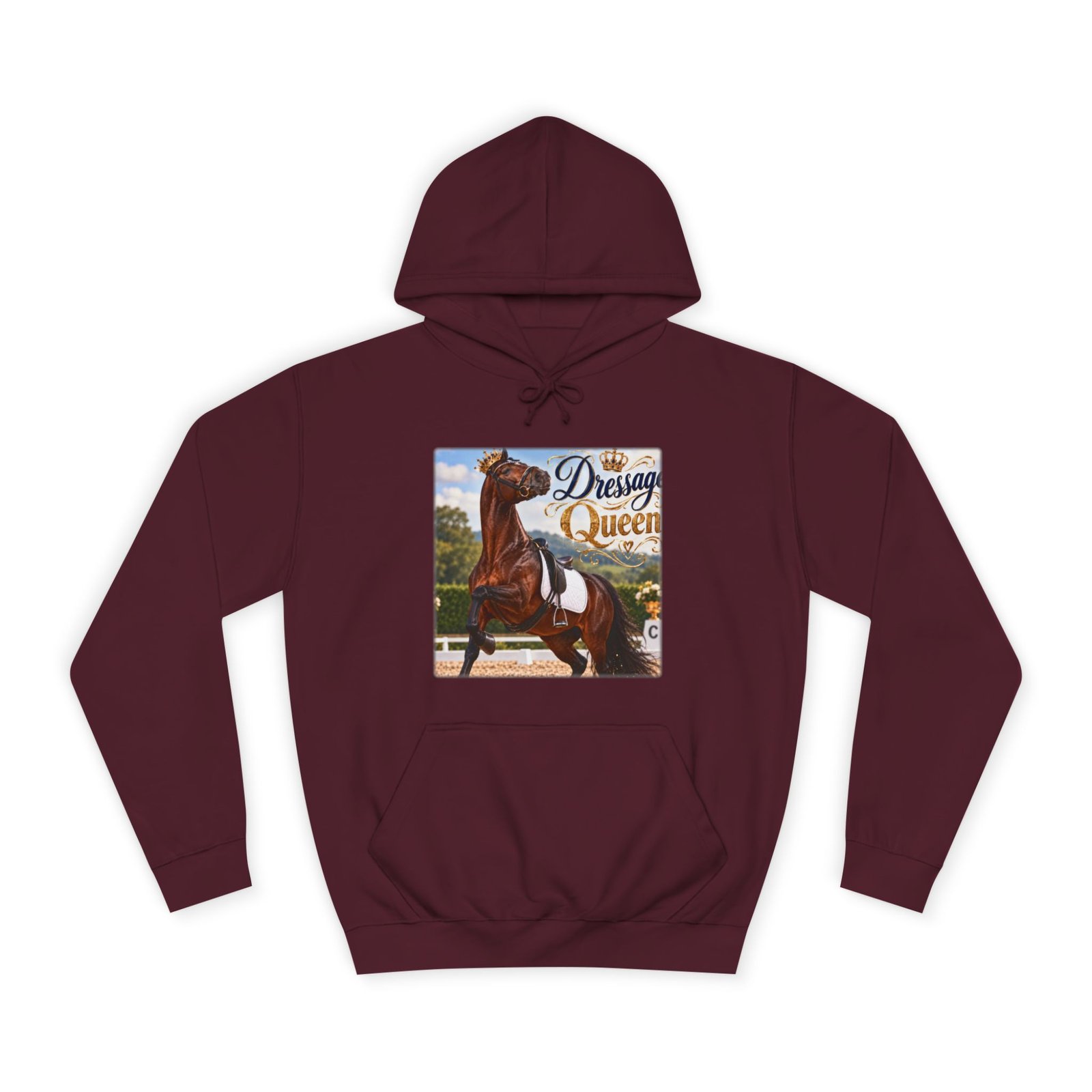 Dressage Queen Hoodie, Dressage Rider Gift, Equestrian Jumper, Horse Lover Sweater, Dressage Horse Gift, Horse Girl Gift - Image 8