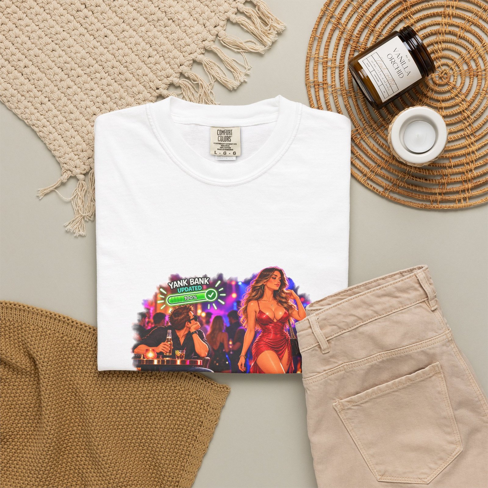 Yank Bank Updated T-Shirt, Funny Rude Night Club Shirt, Cheeky Adult Humour Tee, Gag Gift For Him, Stag Do Shirt - Image 4