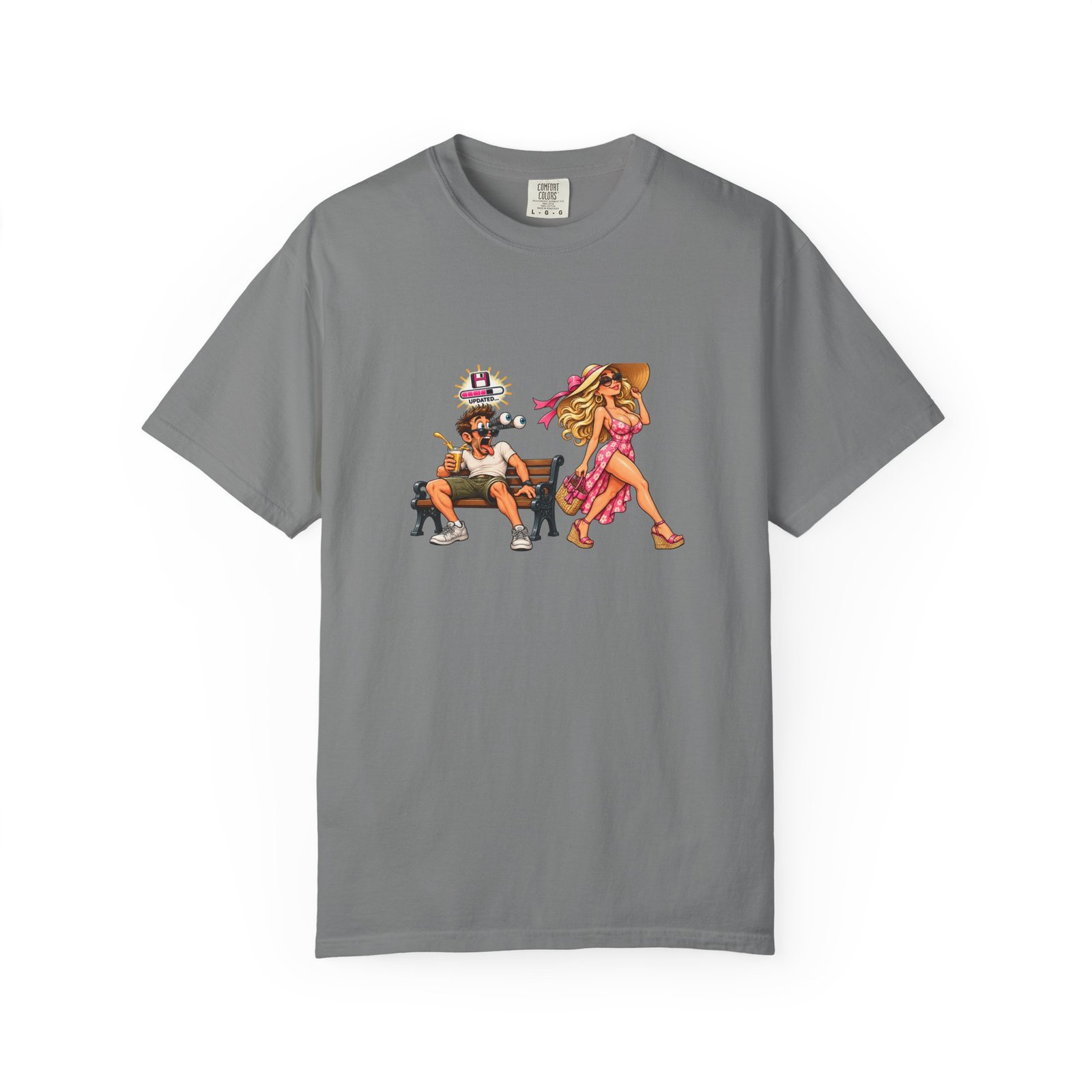 Yank Bank Updated T-Shirt, Funny Rude Park Bench Shirt, Cheeky Adult Humour Tee, Gag Gift For Him, Stag Do Shirt - Image 6