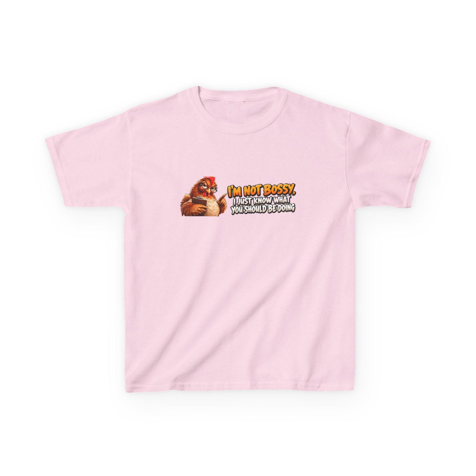 Kids I'm Not Bossy I Just Know What You Should Be Doing T-Shirt, Funny Chicken Shirt, Kids Hen Tee, Chicken Gift - Image 4
