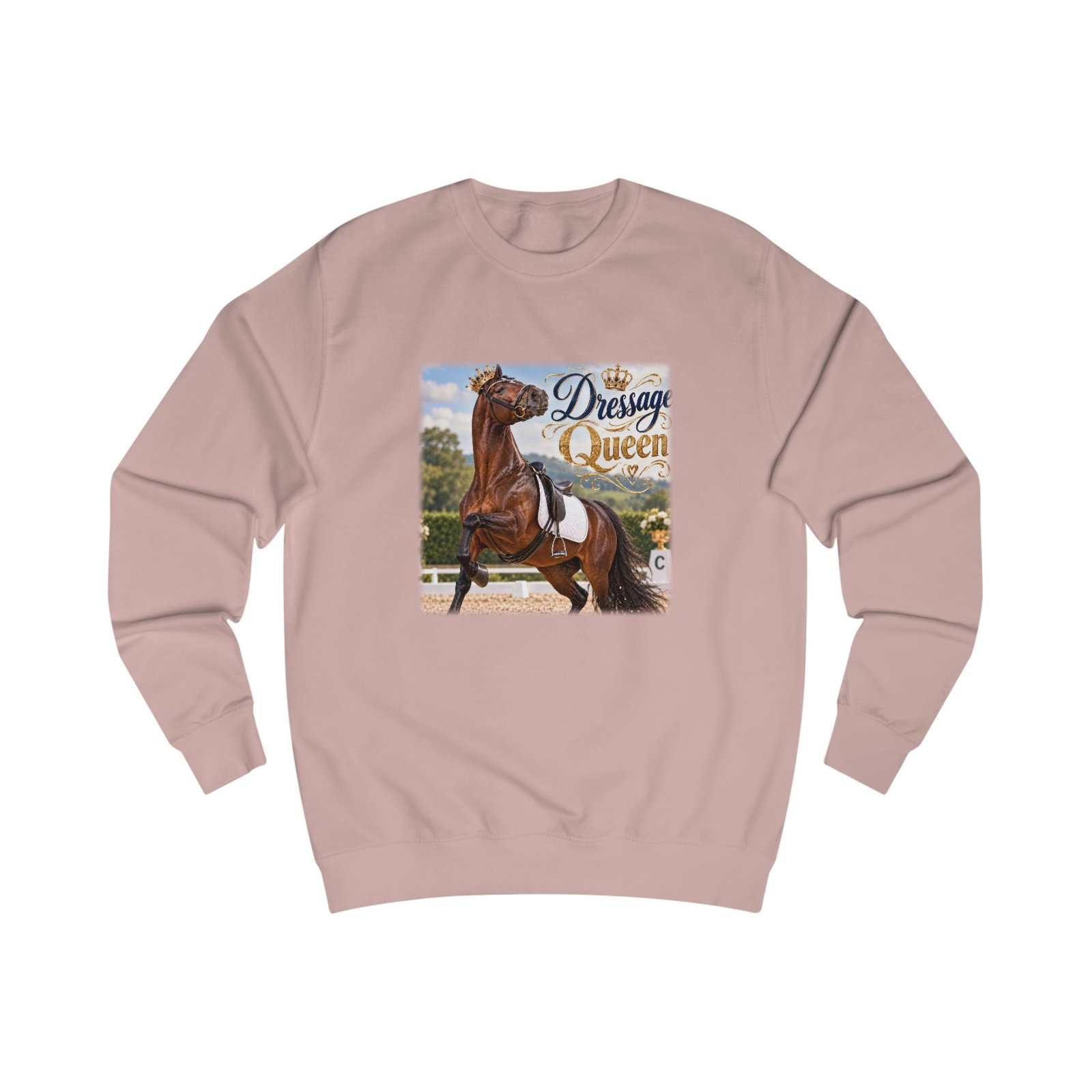 Dressage Queen Sweatshirt, Dressage Rider Gift, Equestrian Jumper, Horse Lover Sweater, Dressage Horse Gift, Horse Girl Gift - Image 2