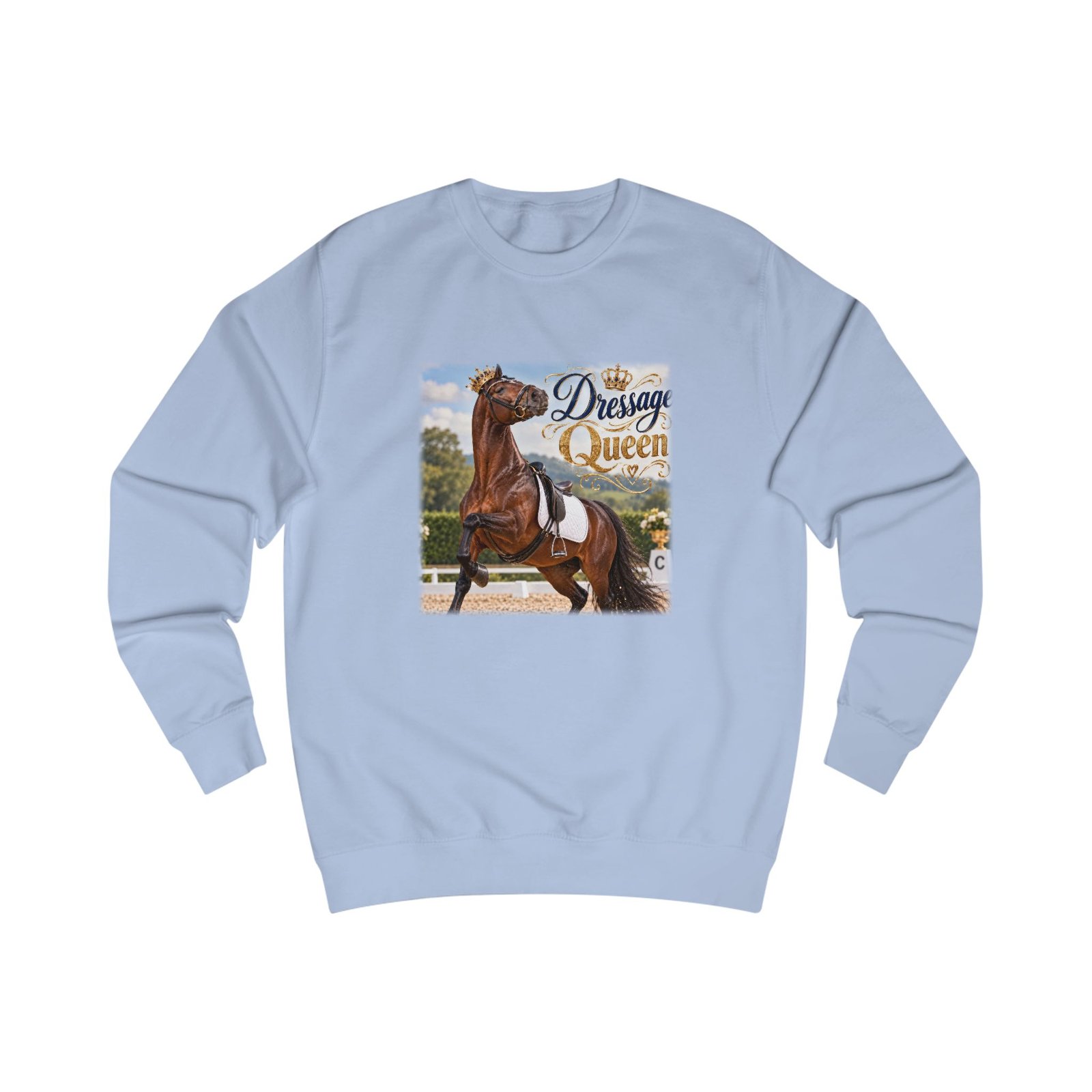 Dressage Queen Sweatshirt, Dressage Rider Gift, Equestrian Jumper, Horse Lover Sweater, Dressage Horse Gift, Horse Girl Gift - Image 4