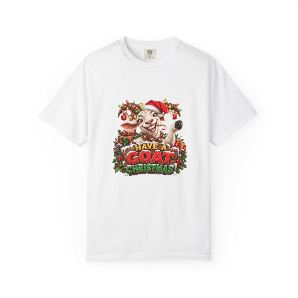 Have A Goat Christmas T-Shirt, Funny Goat Christmas Shirt, Goat Lover Gift, Xmas Tee, Christmas Jumper Alternative