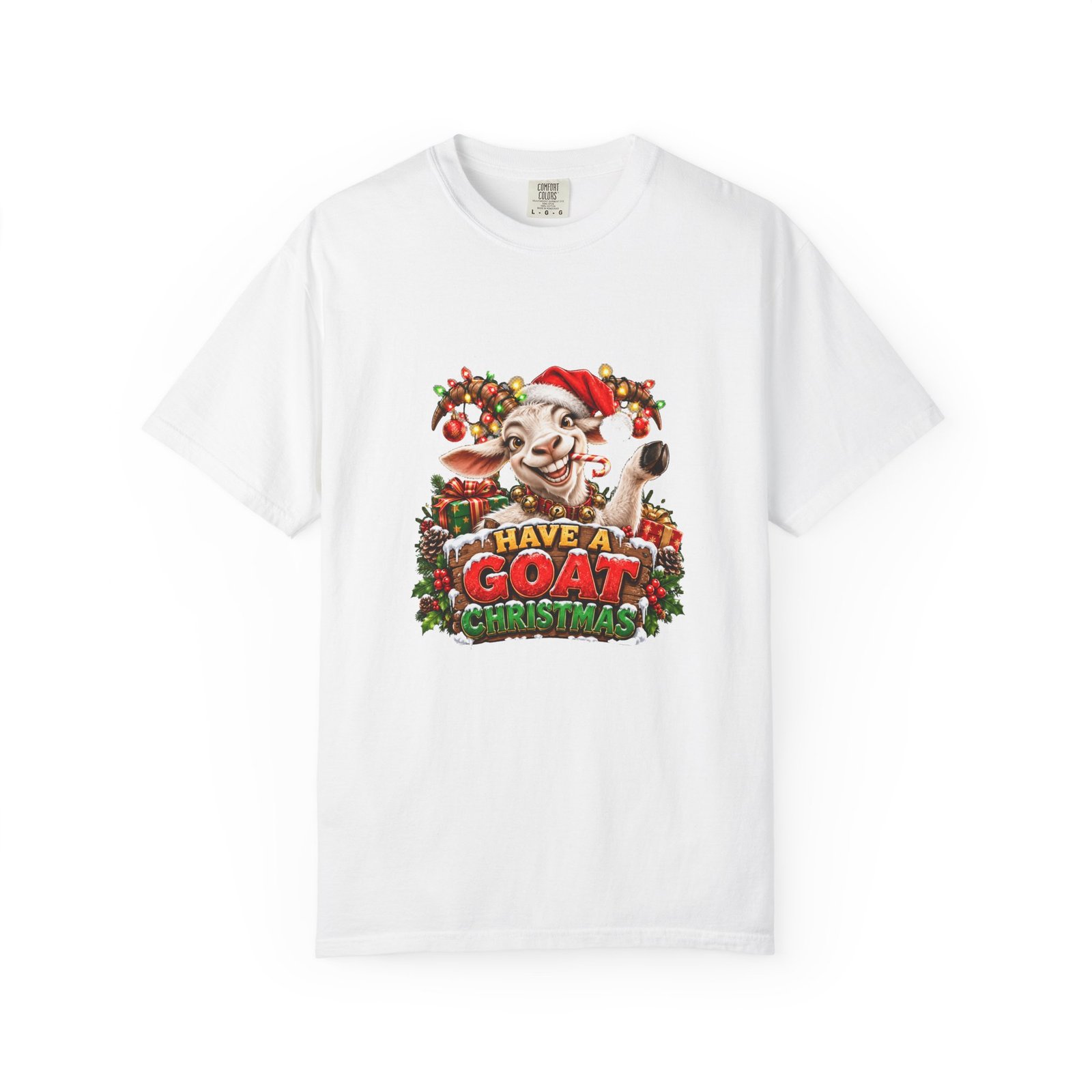 Have A Goat Christmas T-Shirt, Funny Goat Christmas Shirt, Goat Lover Gift, Xmas Tee, Christmas Jumper Alternative