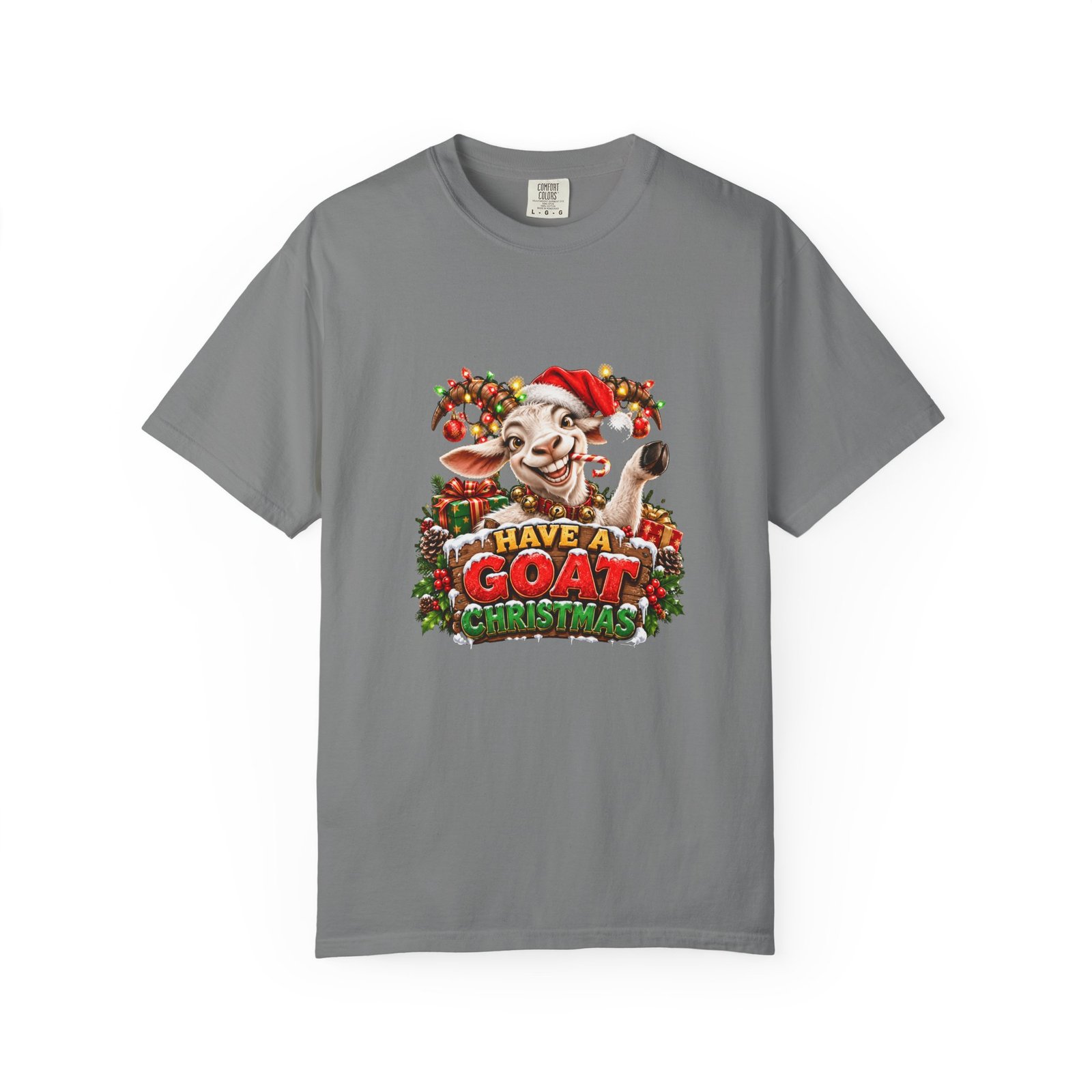 Have A Goat Christmas T-Shirt, Funny Goat Christmas Shirt, Goat Lover Gift, Xmas Tee, Christmas Jumper Alternative - Image 6