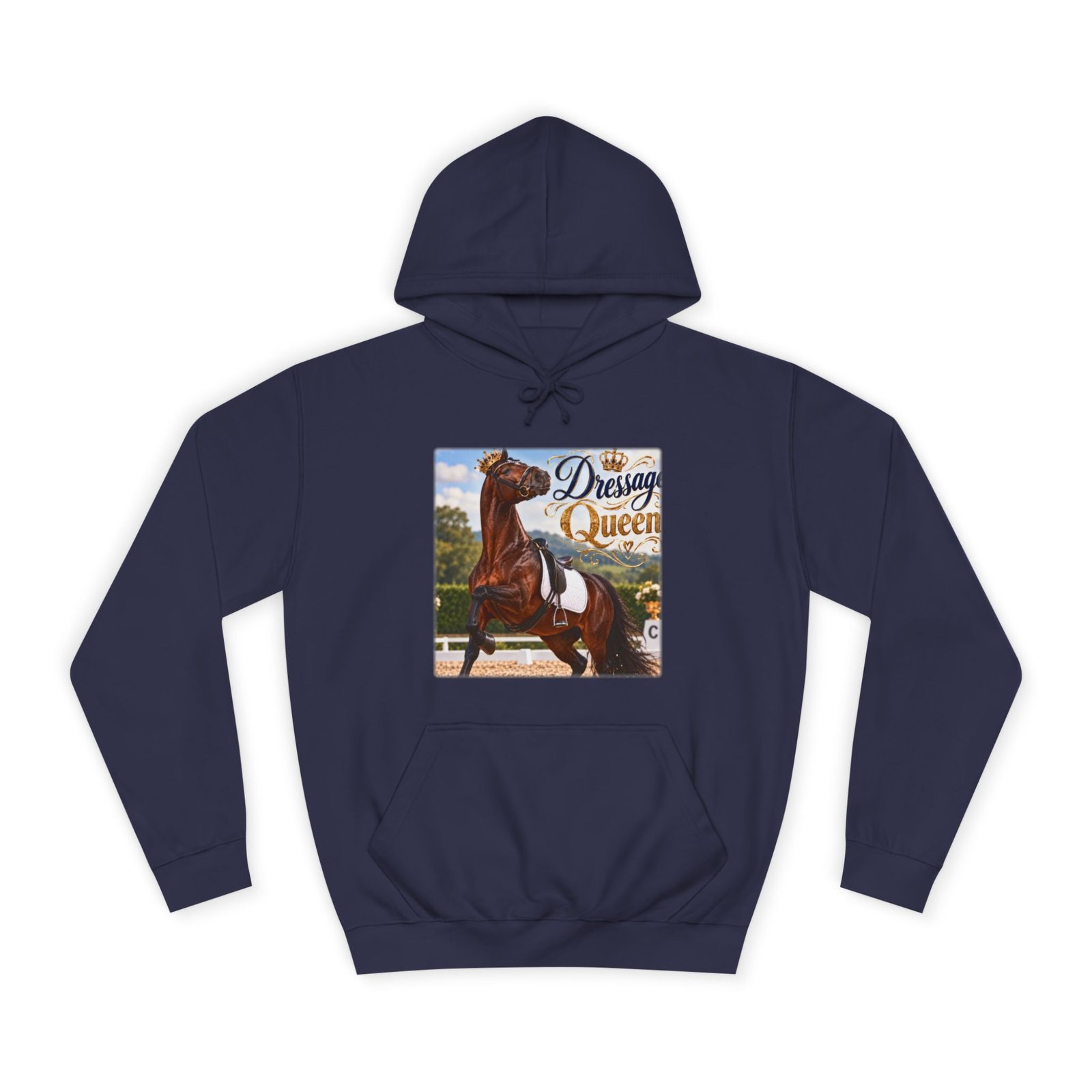Dressage Queen Hoodie, Dressage Rider Gift, Equestrian Jumper, Horse Lover Sweater, Dressage Horse Gift, Horse Girl Gift - Image 6