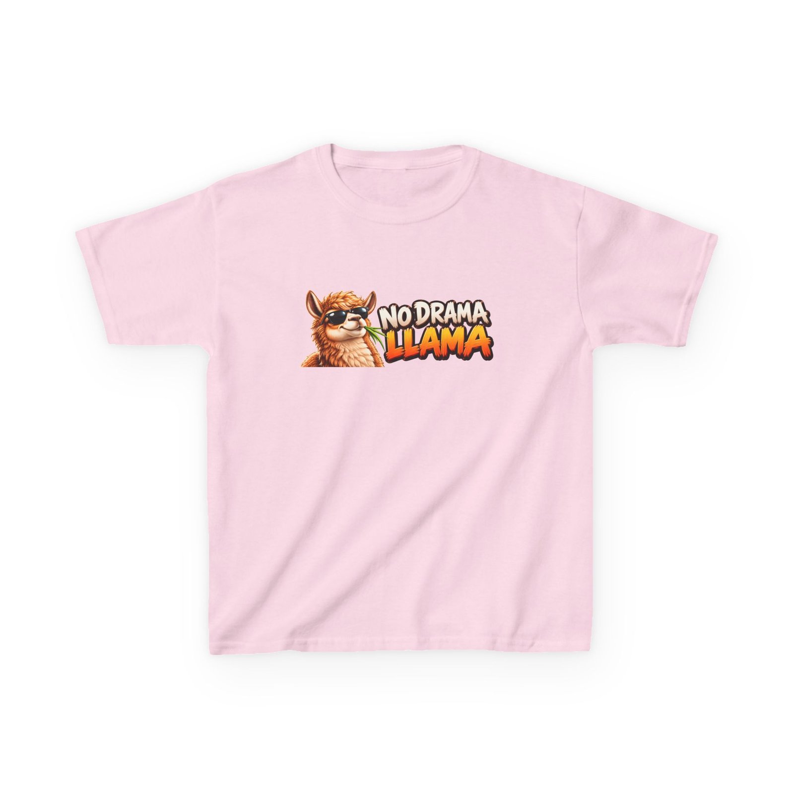 Kids No Drama Llama T-Shirt, Funny Llama Shirt, Kids Llama Tee, Llama Lover Gift, Cool Llama Kids Top - Image 4