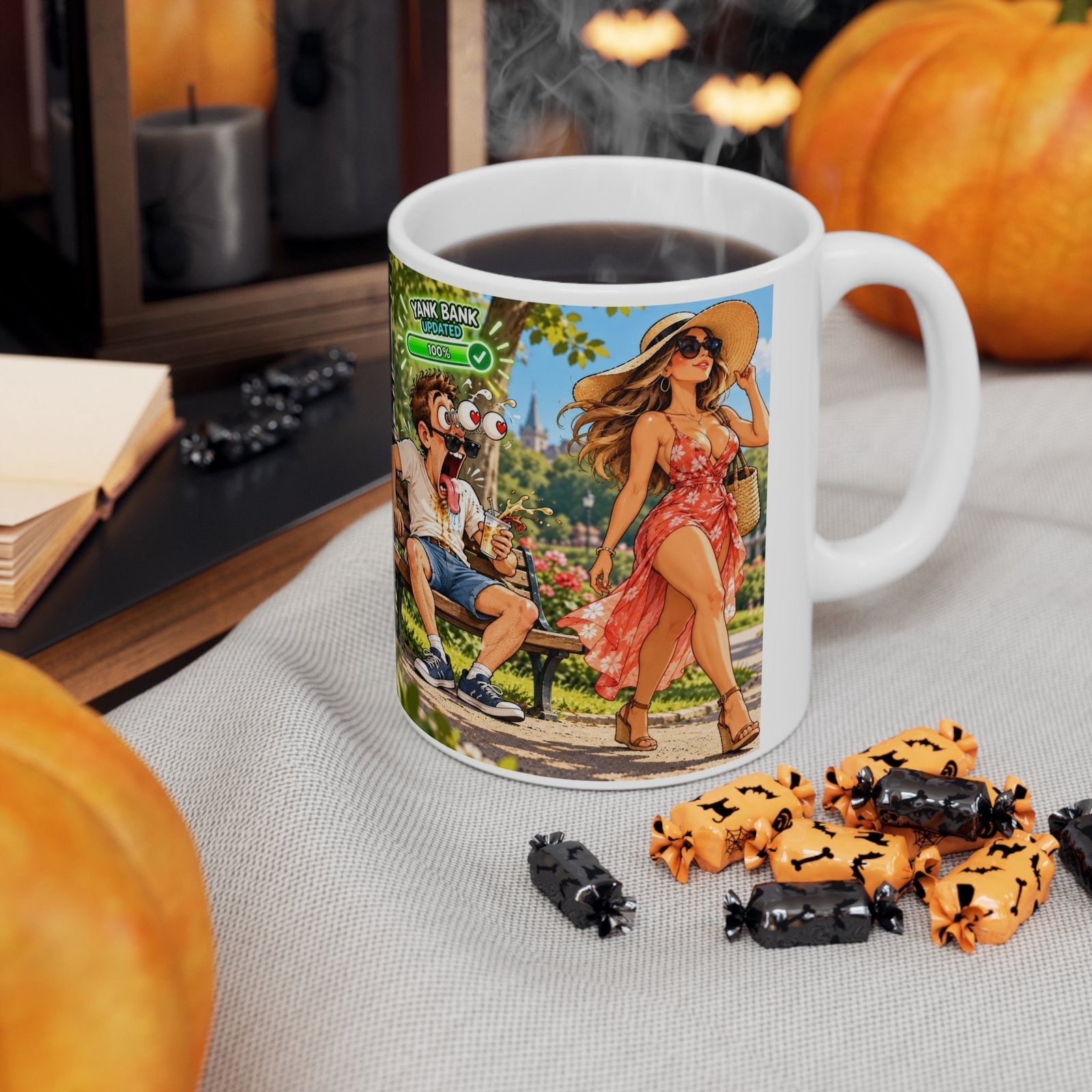 Yank Bank Updated Mug, Funny Rude Park Coffee Mug, Cheeky Adult Humour Gift, Gag Gift For Him 11oz - Image 7