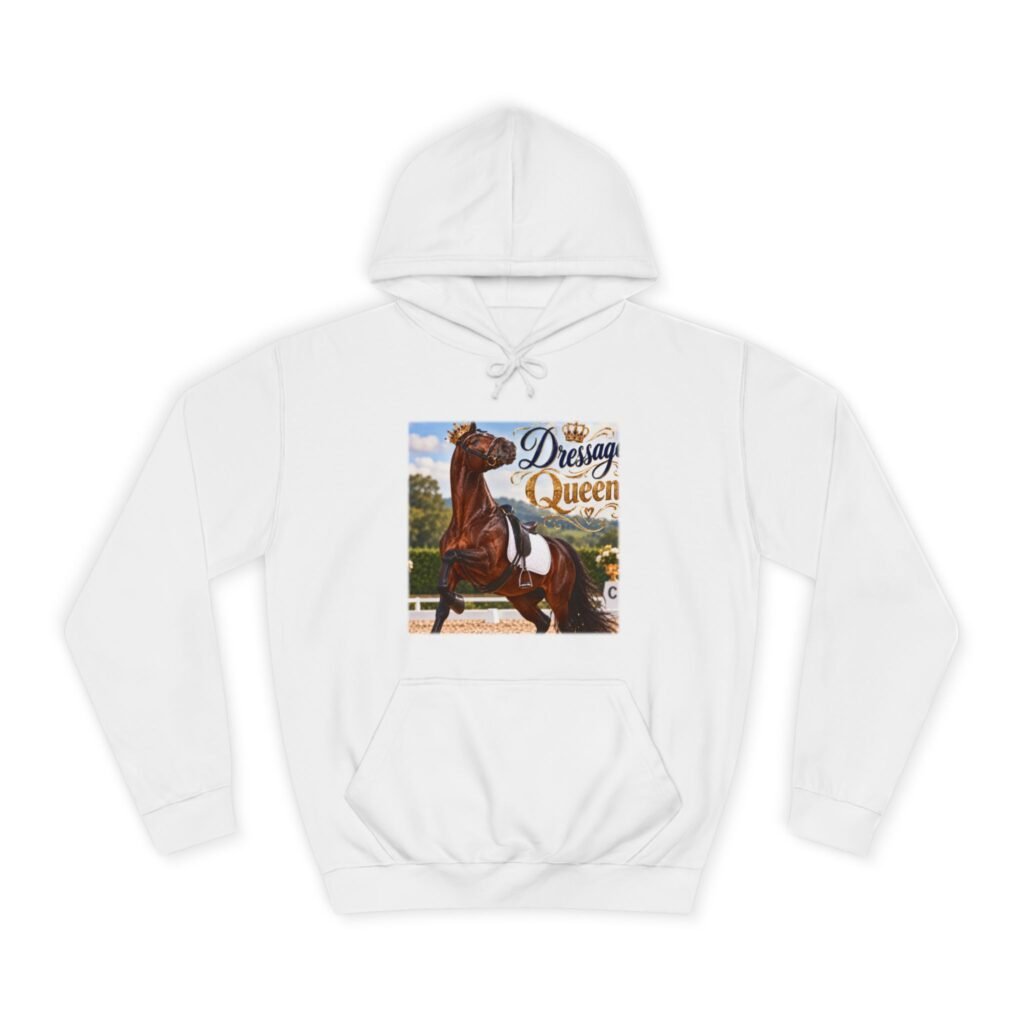 Dressage Queen Hoodie, Dressage Rider Gift, Equestrian Jumper, Horse Lover Sweater, Dressage Horse Gift, Horse Girl Gift