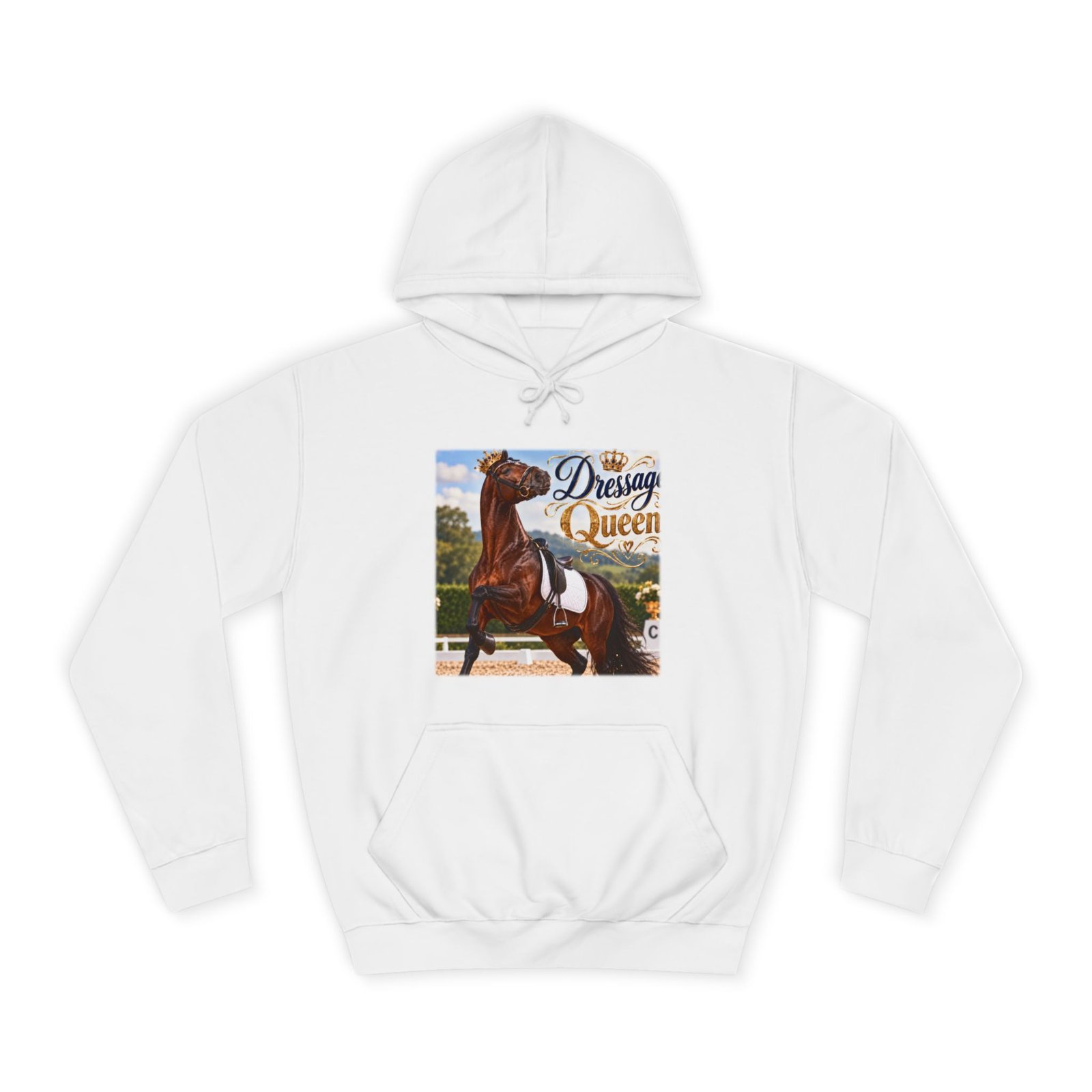 Dressage Queen Hoodie, Dressage Rider Gift, Equestrian Jumper, Horse Lover Sweater, Dressage Horse Gift, Horse Girl Gift