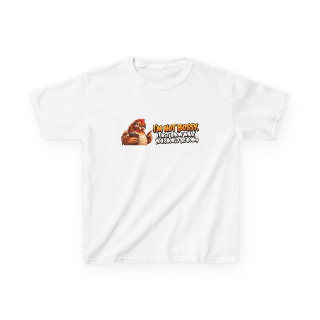 Kids I'm Not Bossy I Just Know What You Should Be Doing T-Shirt, Funny Chicken Shirt, Kids Hen Tee, Chicken Gift