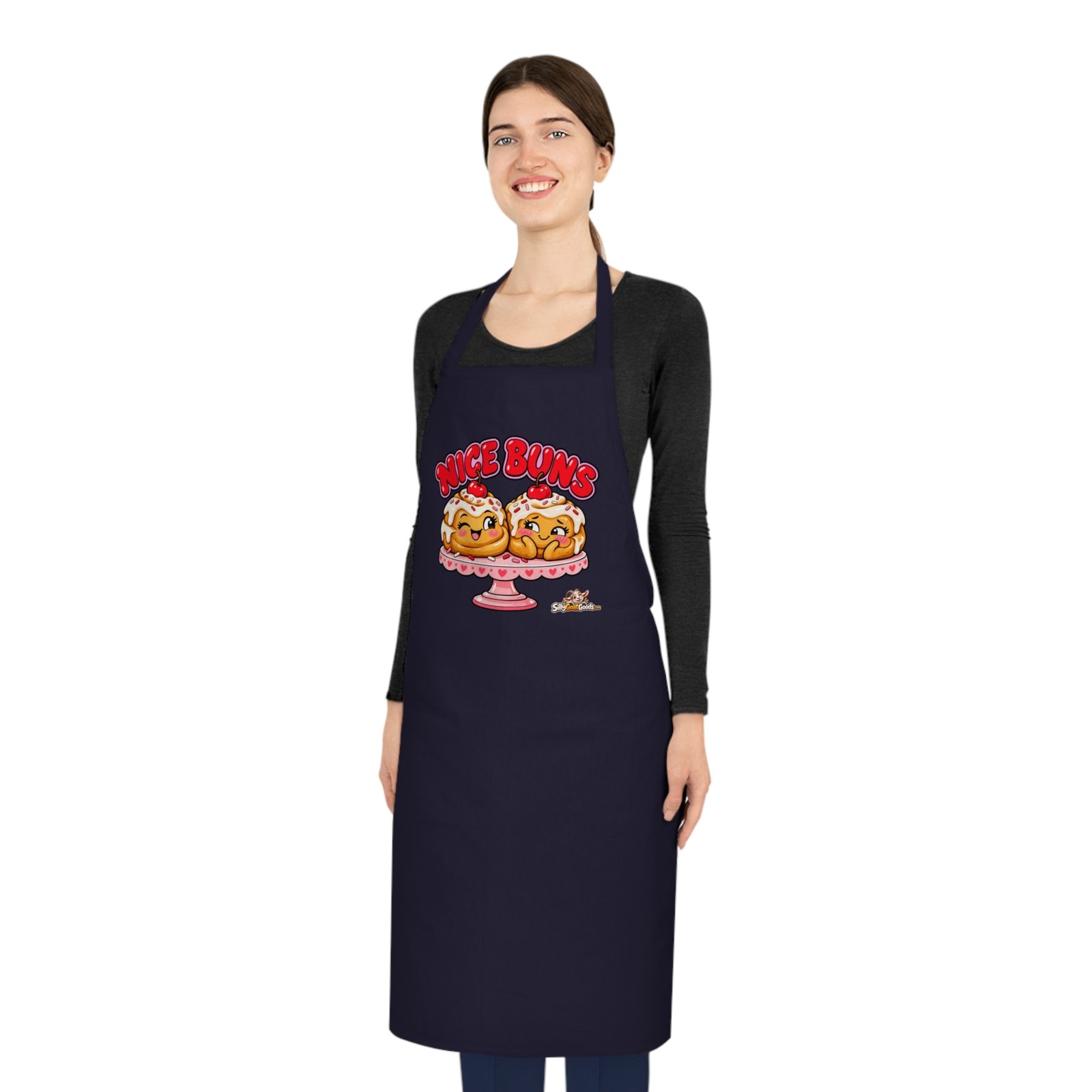 Nice Buns Funny Baking Apron, Cheeky Gift for Baker, Pun Kitchen Apron for Women or Men, Birthday Gift for Her or Him - Image 5
