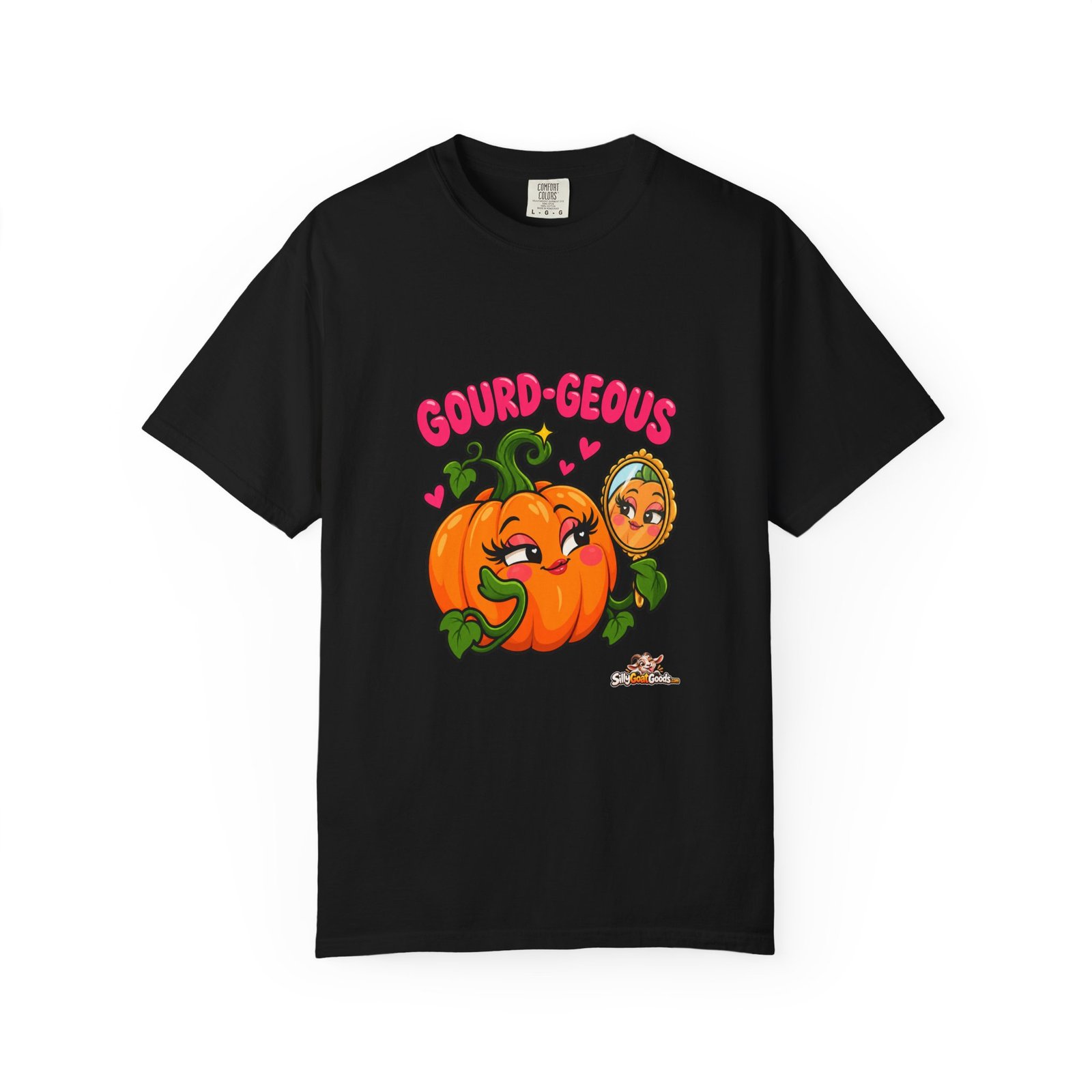 Gourd-geous Funny Pumpkin Halloween T-Shirt, Cute Pumpkin Pun Tee, Autumn Shirt, Comfort Colors Halloween Gift for Her - Image 7