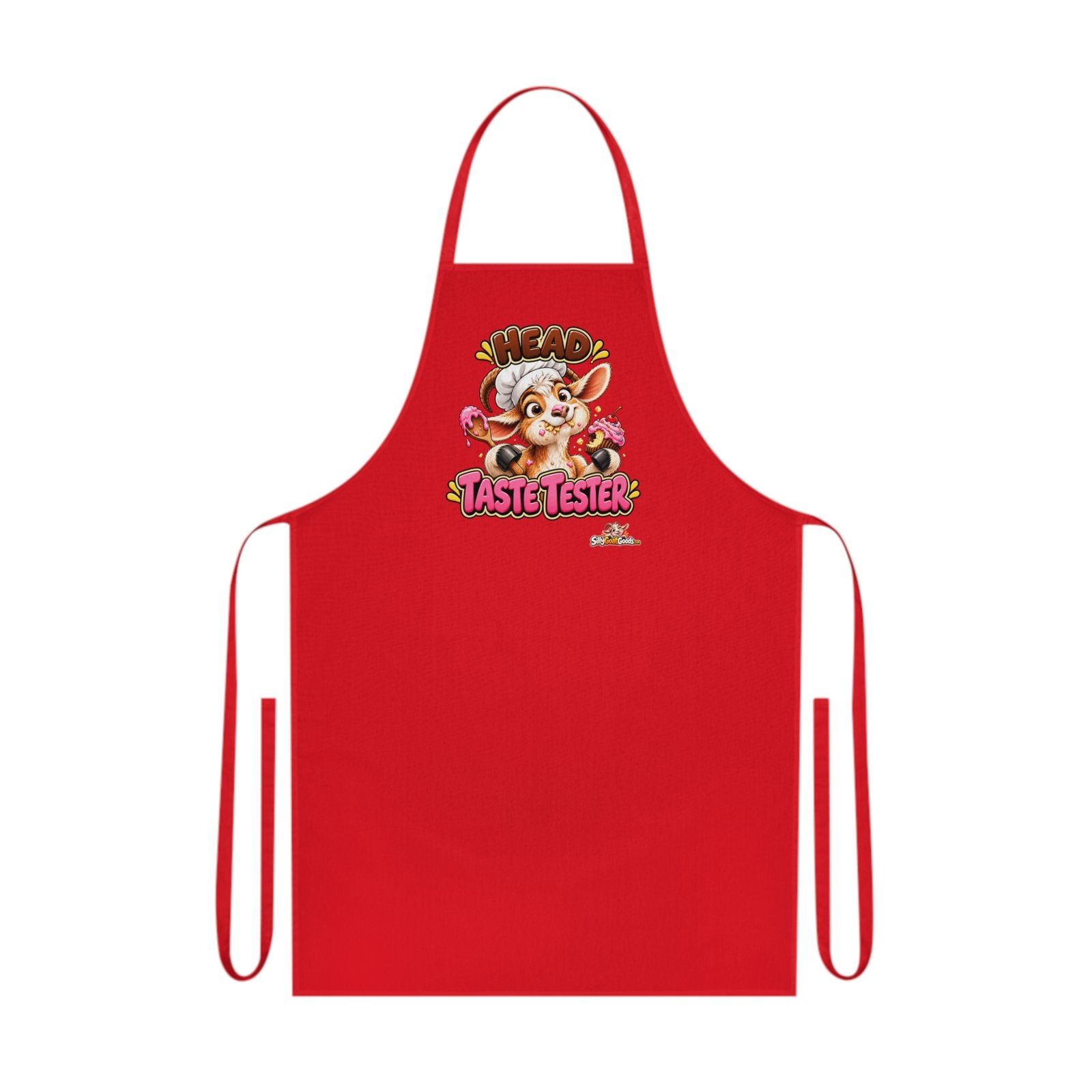 Head Taste Tester Funny Goat Apron, Baking Apron Gift, Goat Lover Gift, Kitchen Apron for Men or Women, Cake Lover Gift - Image 8