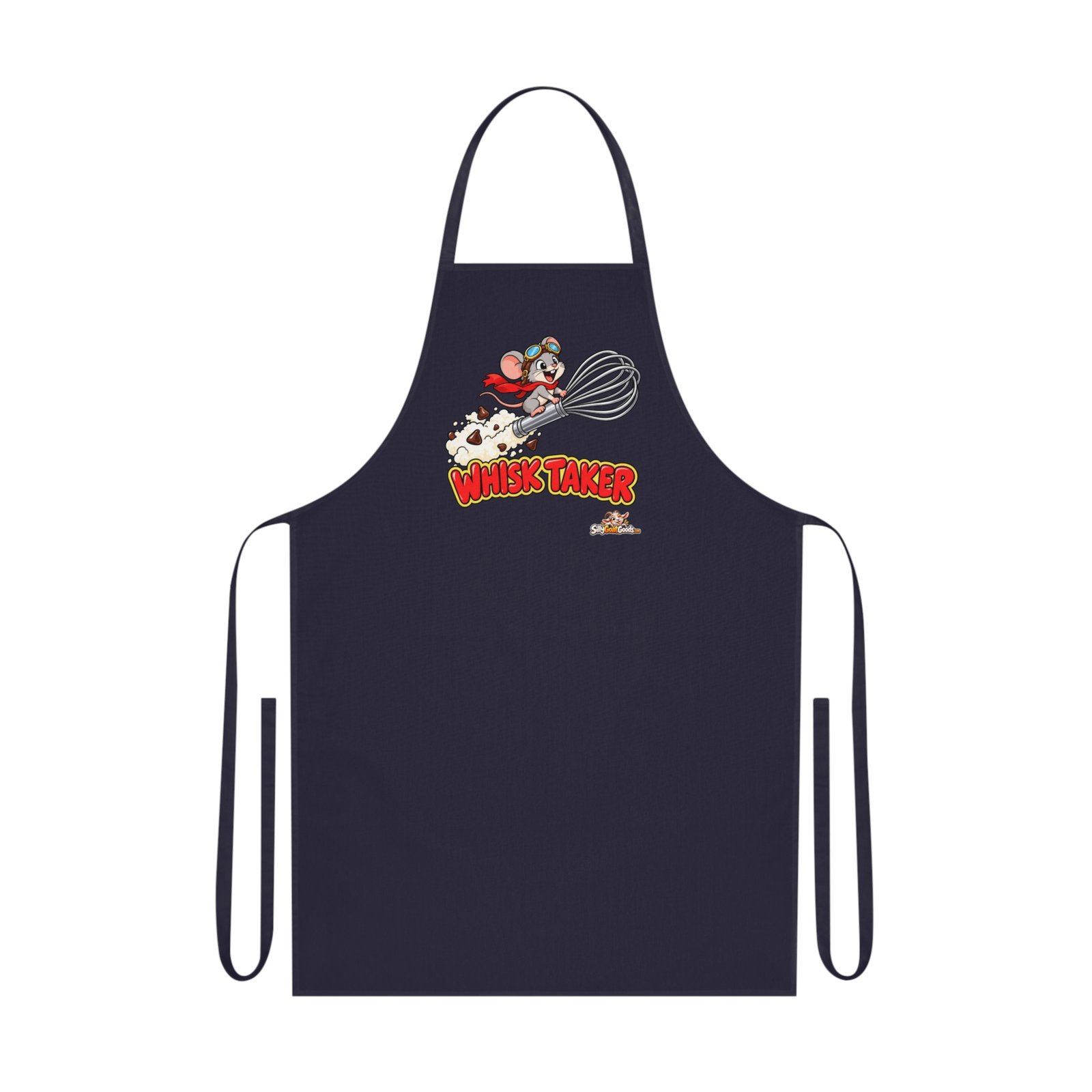 Whisk Taker Funny Baking Apron, Gift for Baker, Pun Apron for Women or Men, Cake Lover Gift, Cute Mouse Kitchen Apron - Image 6