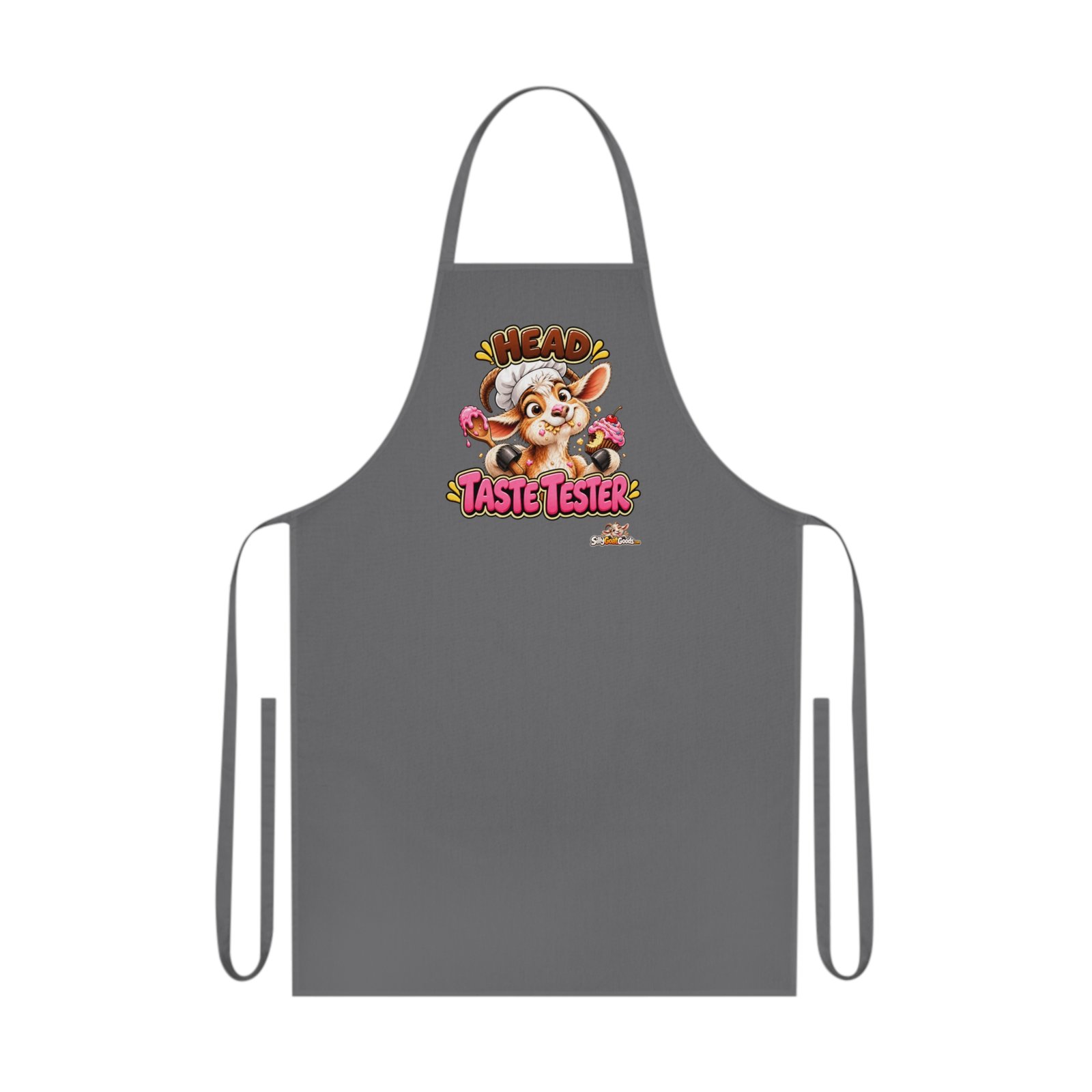 Head Taste Tester Funny Goat Apron, Baking Apron Gift, Goat Lover Gift, Kitchen Apron for Men or Women, Cake Lover Gift - Image 4
