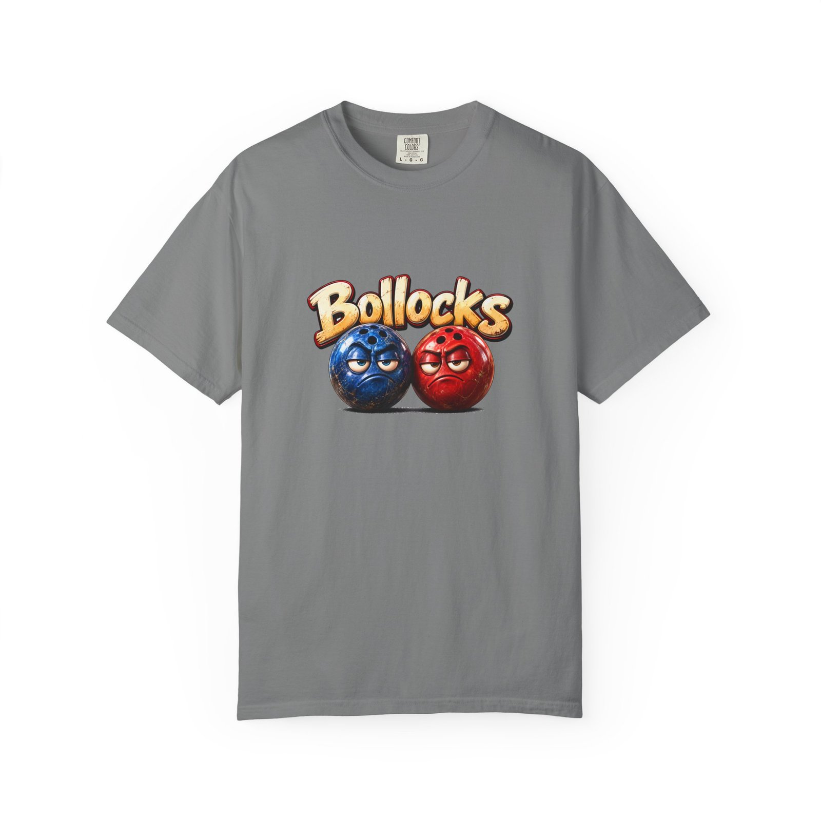 Funny British Slang T-Shirt, Grumpy Bowling Balls Tee, Cheeky Rude Humour Shirt, Bowling Gift, Adult Joke Shirt, Gift for Him - Image 6