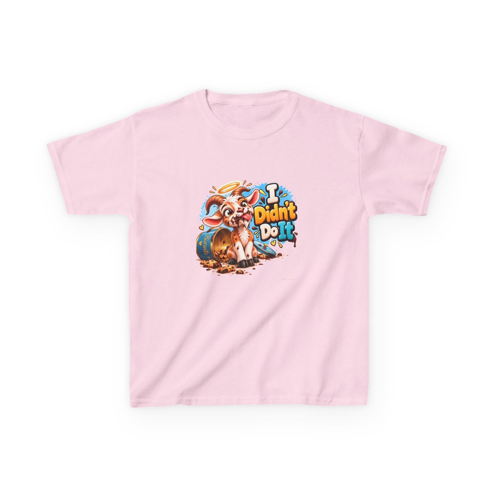 I Didn't Do It Kids T-Shirt, Funny Goat Kids Tee, Cheeky Children's Shirt, Kids Birthday Gift, Girls Boys Funny Tee - Image 4
