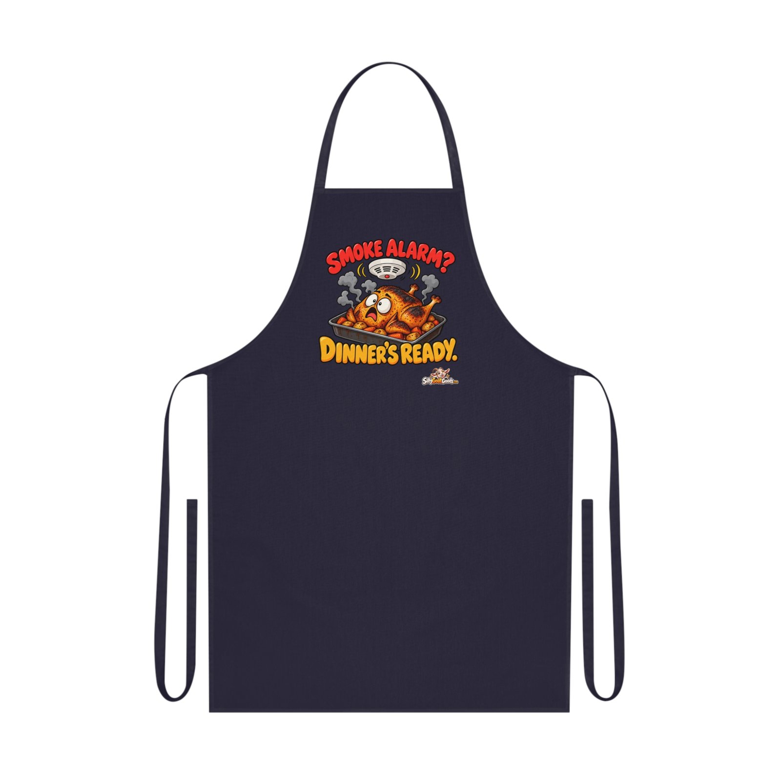 Smoke Alarm Dinners Ready Funny Cooking Apron, Bad Cook Gift, Kitchen Humour Apron for Men or Women, Funny Gift for Dad or Mum - Image 6