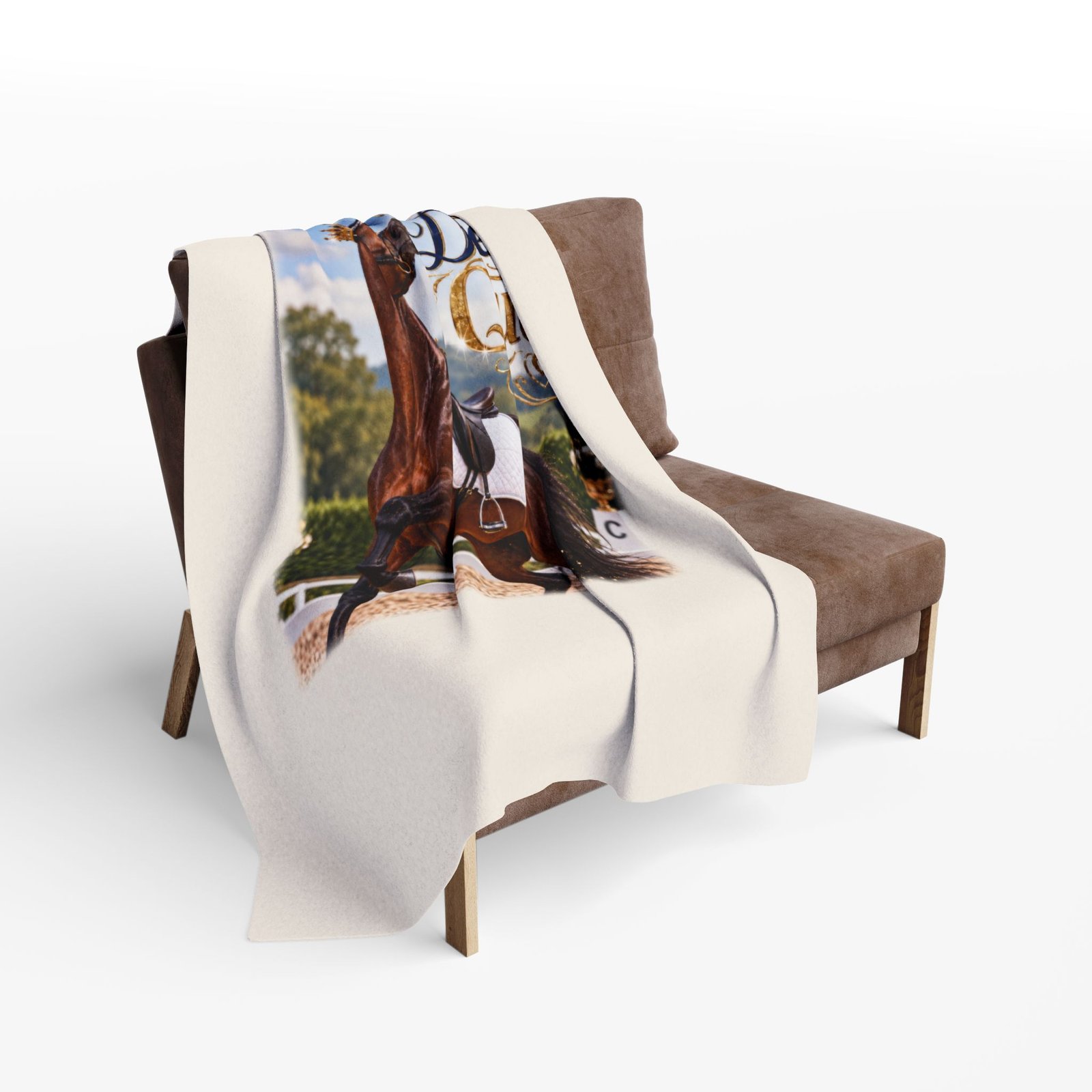 Dressage Queen Blanket, Horse Lover Gift, Fleece Throw Blanket, Equestrian Gift, Pony Mum Gift, Cosy Horse Throw - Image 10