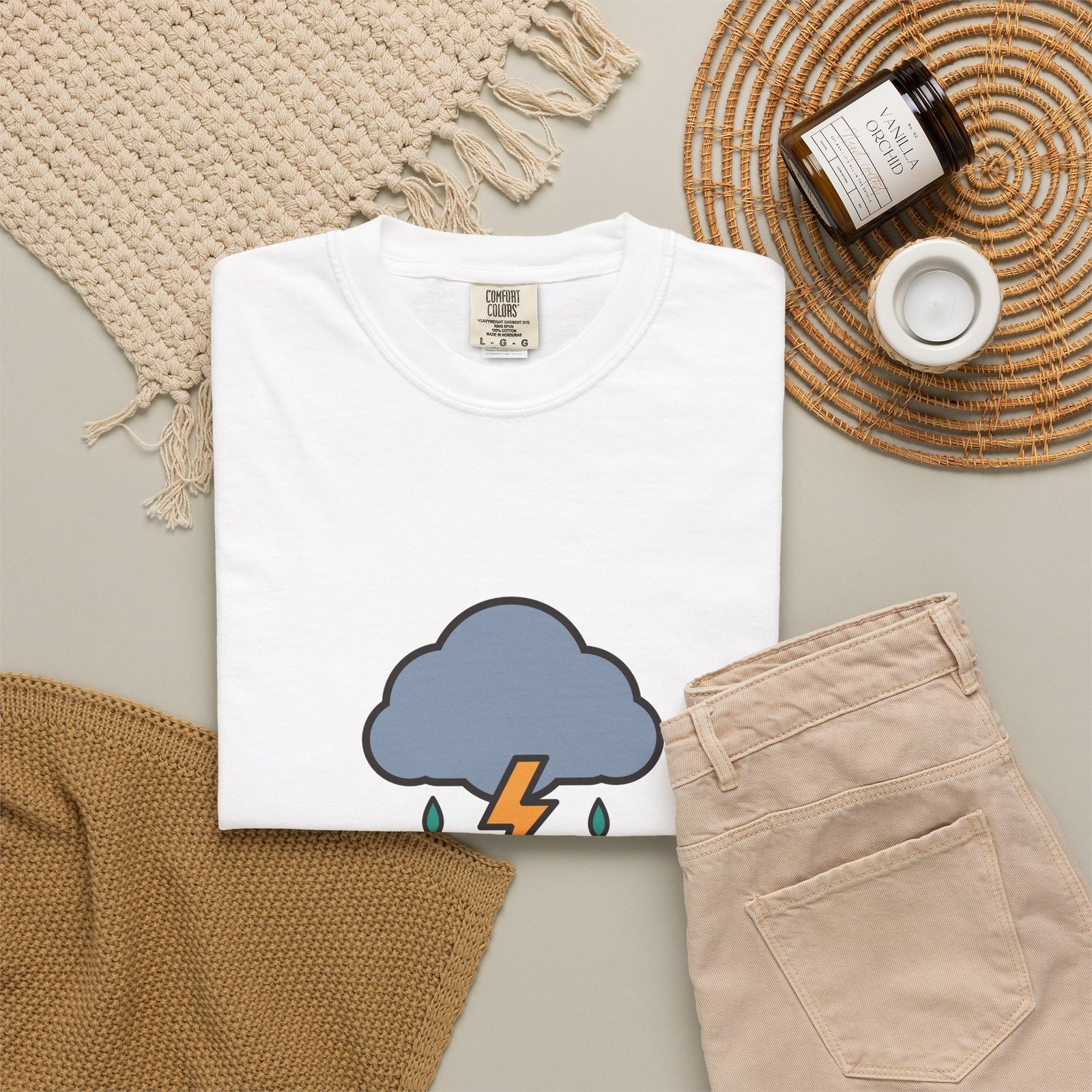 Well This Day Went to Sh*t T-Shirt, Funny Sweary Shirt, Sarcastic Bad Day Tee, Rude Humour Gift, Storm Cloud Shirt, Gift for Friend - Image 4