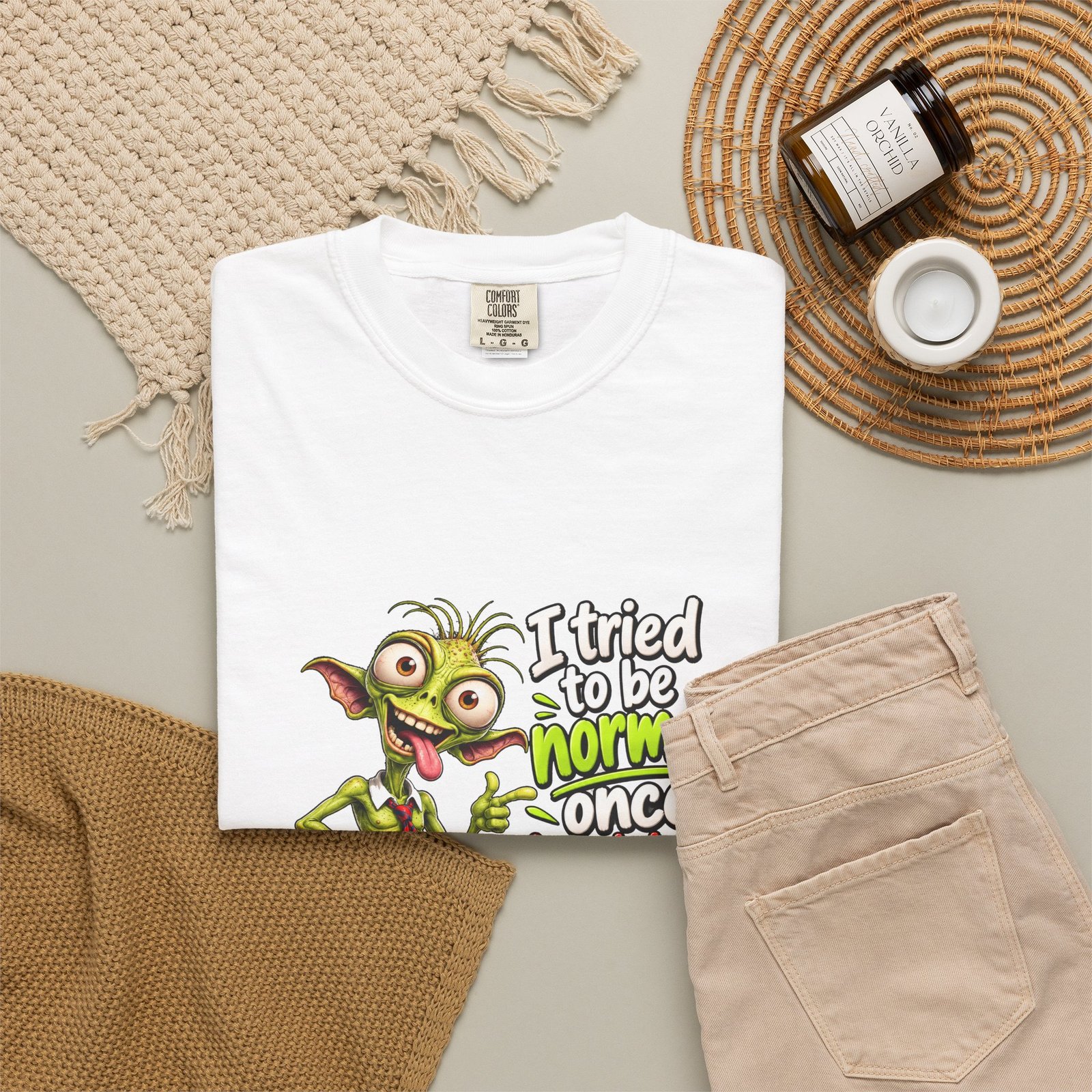 I Tried to Be Normal Once Worst Two Minutes of My Life T-Shirt, Funny Weird Shirt, Goblin Tee, Sarcastic Gift, Funny Quirky Shirt - Image 4