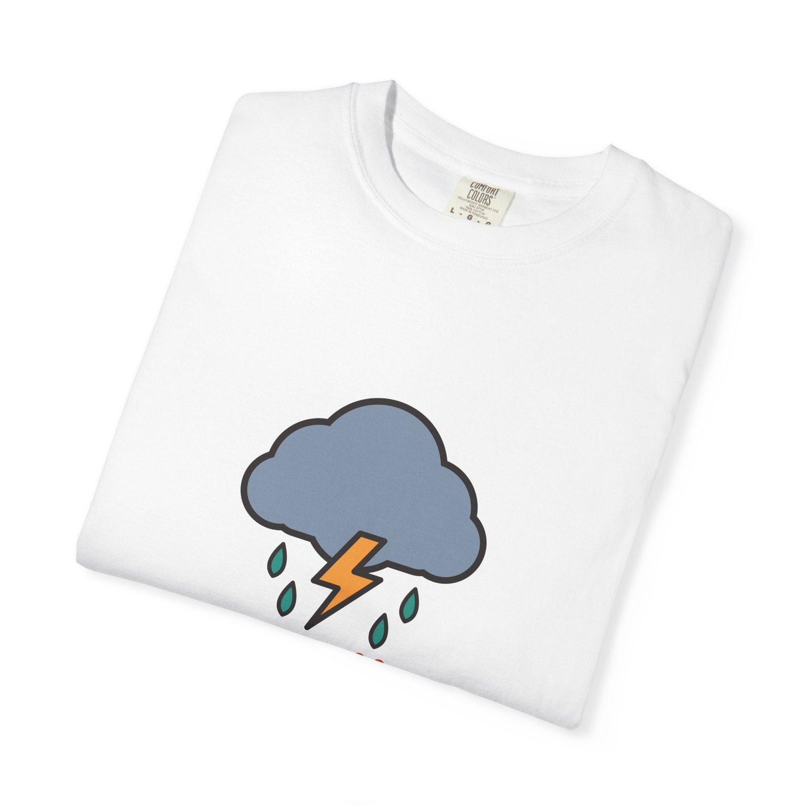 Well This Day Went to Sh*t T-Shirt, Funny Sweary Shirt, Sarcastic Bad Day Tee, Rude Humour Gift, Storm Cloud Shirt, Gift for Friend - Image 3