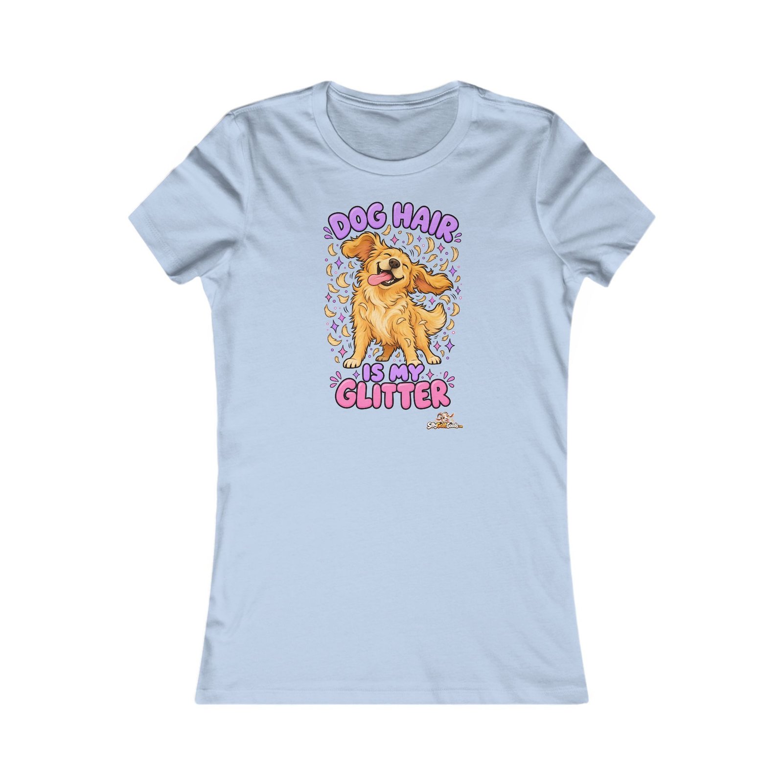 Dog Hair Is My Glitter Funny Dog Mum T-Shirt, Womens Dog Lover Tee, Gift for Dog Owner, Birthday Gift for Her - Image 3