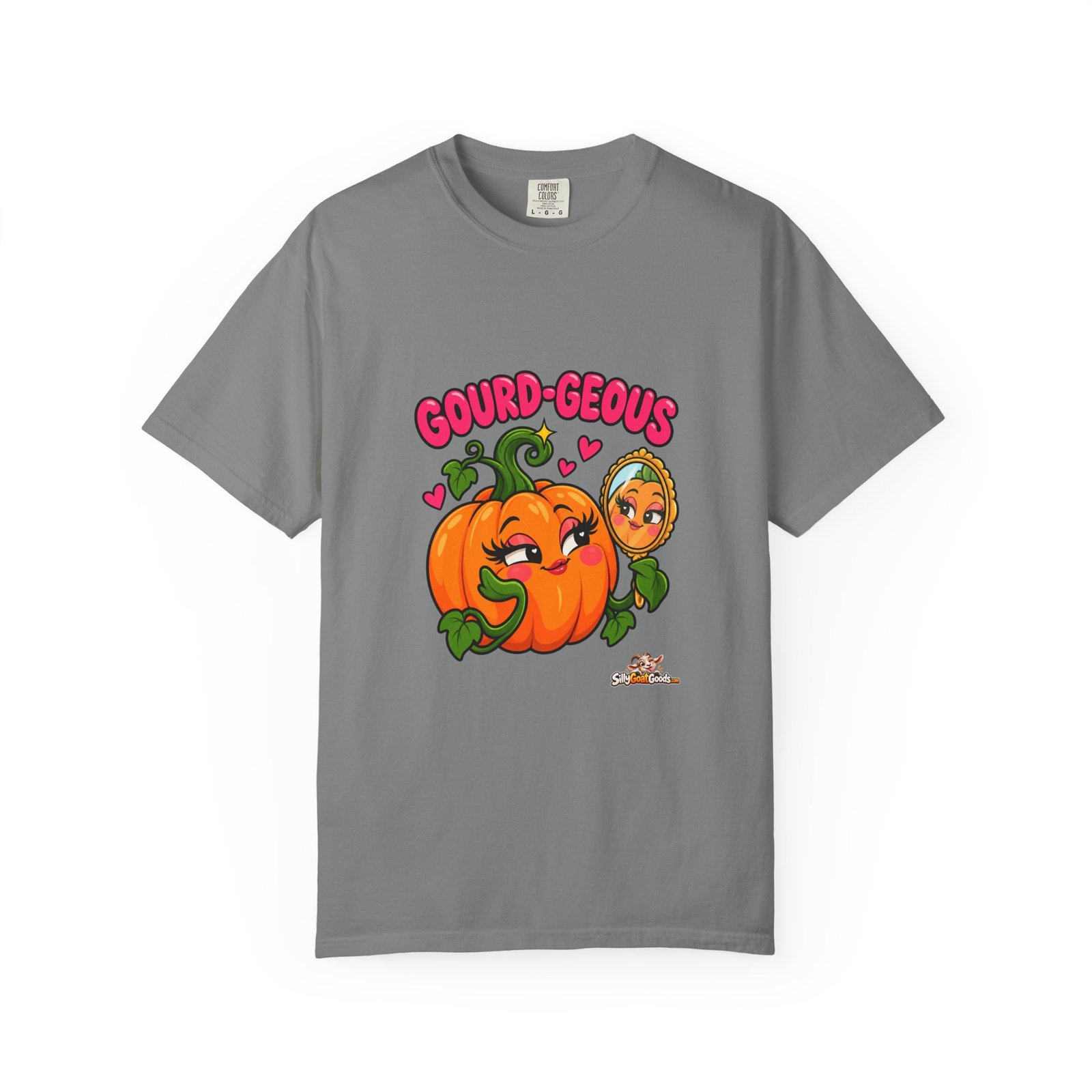 Gourd-geous Funny Pumpkin Halloween T-Shirt, Cute Pumpkin Pun Tee, Autumn Shirt, Comfort Colors Halloween Gift for Her - Image 6
