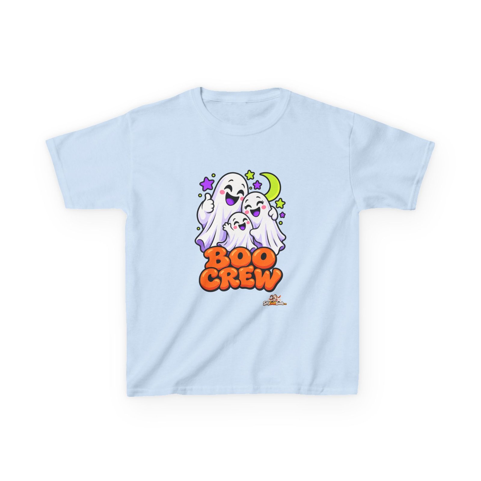 Boo Crew Kids Halloween T-Shirt, Cute Ghost Kids Tee, Family Matching Halloween Top, Childrens Trick or Treat Outfit - Image 3