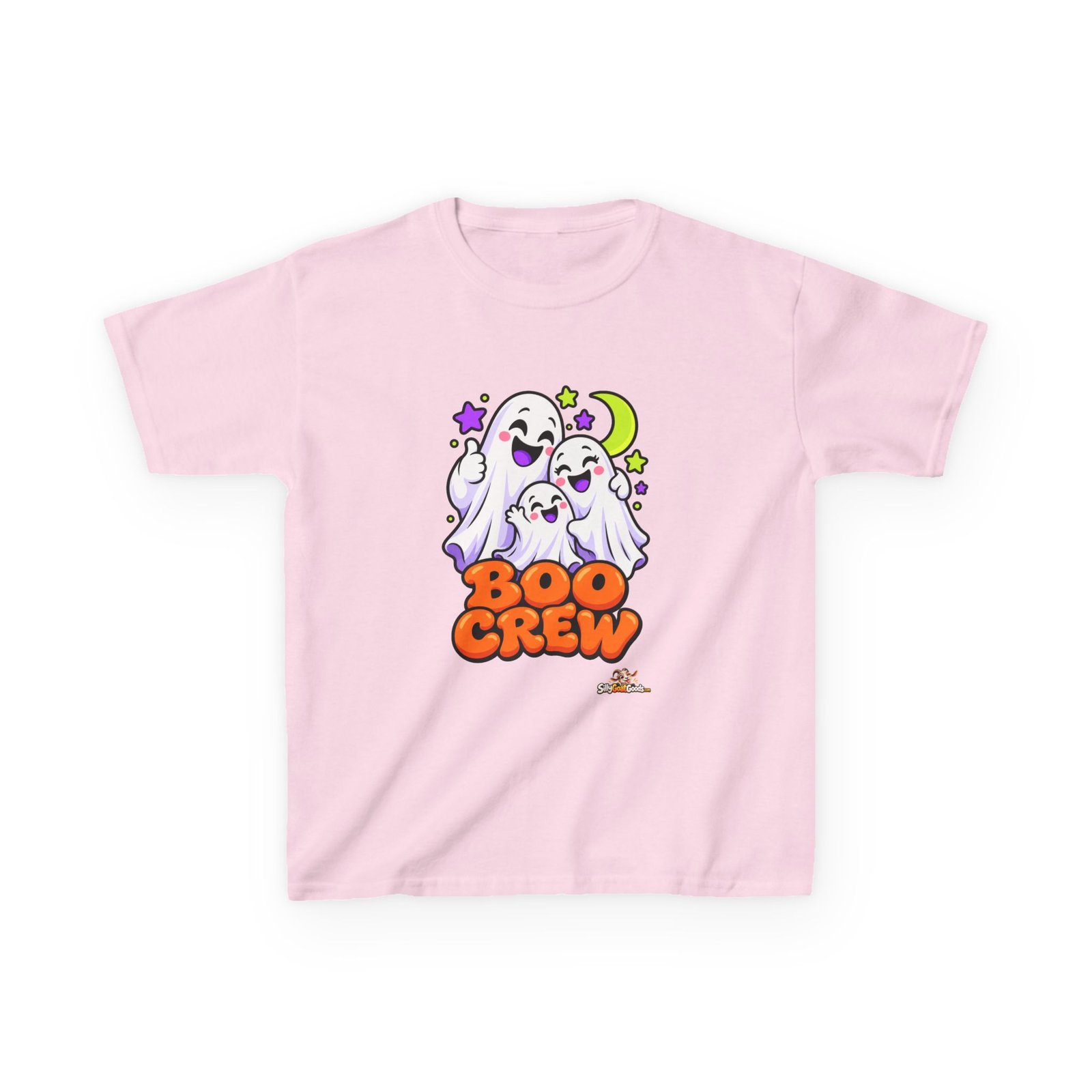 Boo Crew Kids Halloween T-Shirt, Cute Ghost Kids Tee, Family Matching Halloween Top, Childrens Trick or Treat Outfit - Image 4