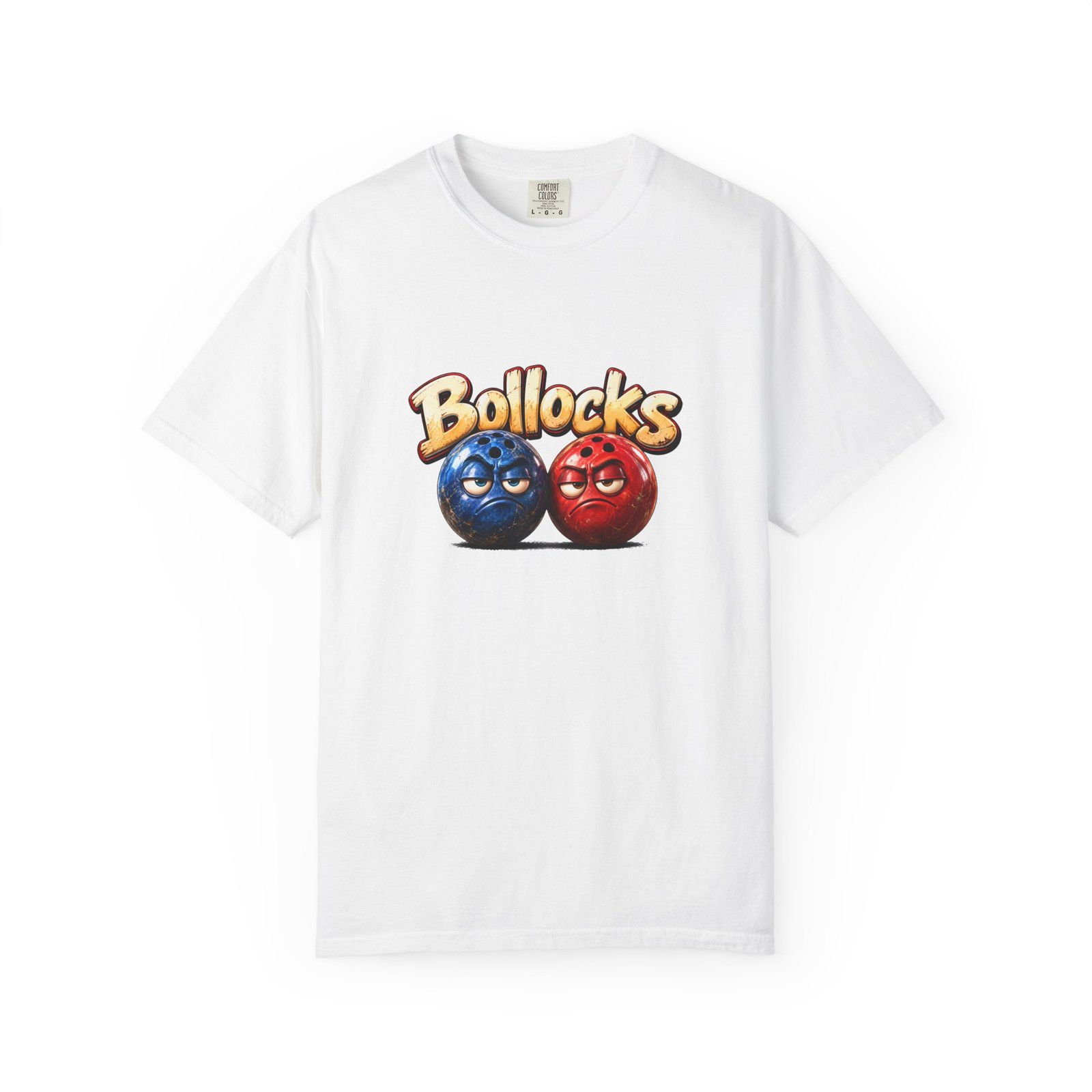 Funny British Slang T-Shirt, Grumpy Bowling Balls Tee, Cheeky Rude Humour Shirt, Bowling Gift, Adult Joke Shirt, Gift for Him