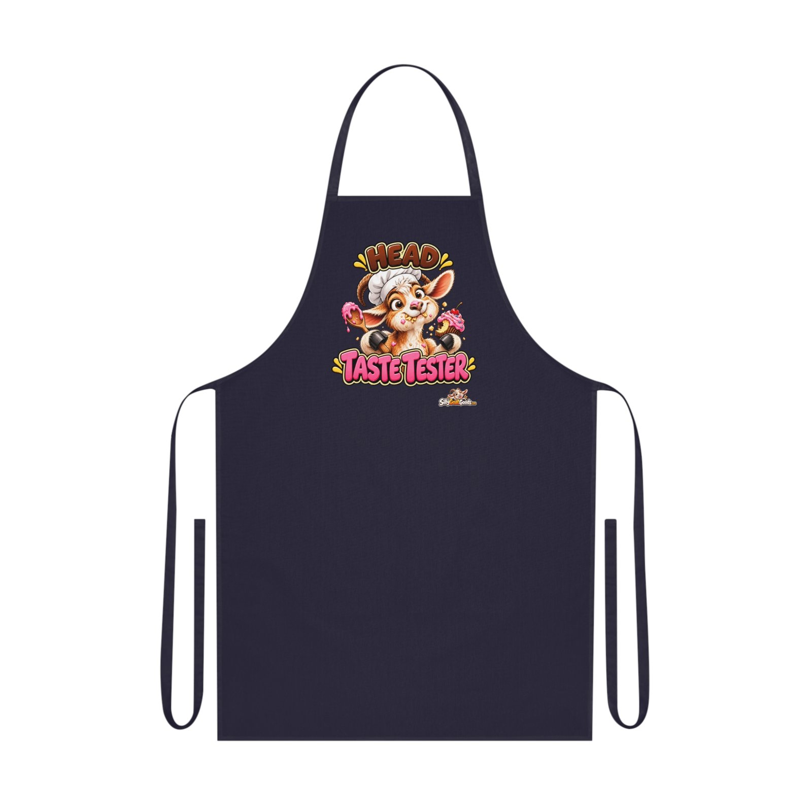 Head Taste Tester Funny Goat Apron, Baking Apron Gift, Goat Lover Gift, Kitchen Apron for Men or Women, Cake Lover Gift - Image 6